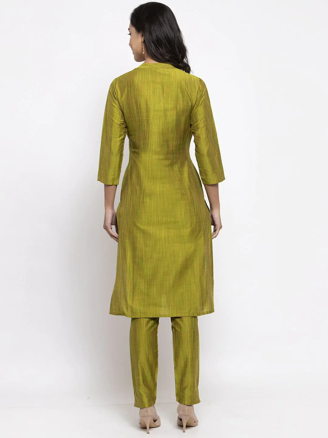 Green Cotton Kurta Set for Women | Indian Women's Kurta Sets