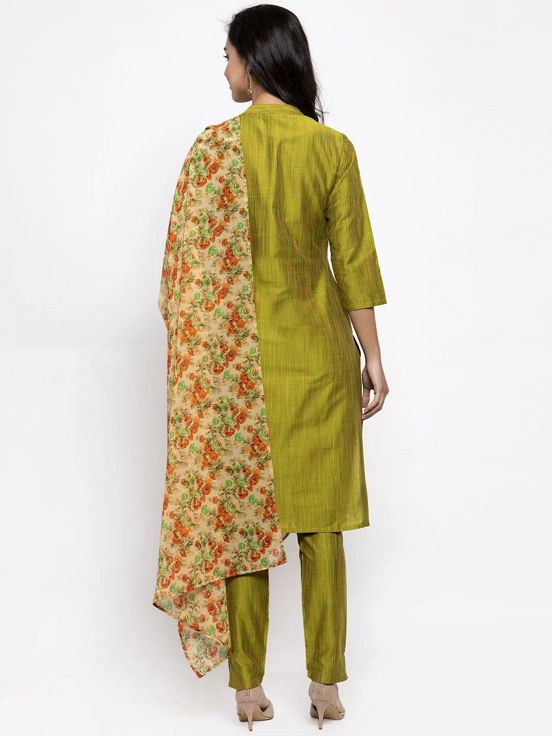 Cotton Silk Kurta Set with Dupatta | Women's Indian Kurtas