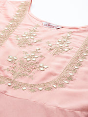 Women Yellow Embroidered Regular Kurta with Trousers & With Dupatta ( JOKS D30 1361 Yellow )-JOKS-D30-1361