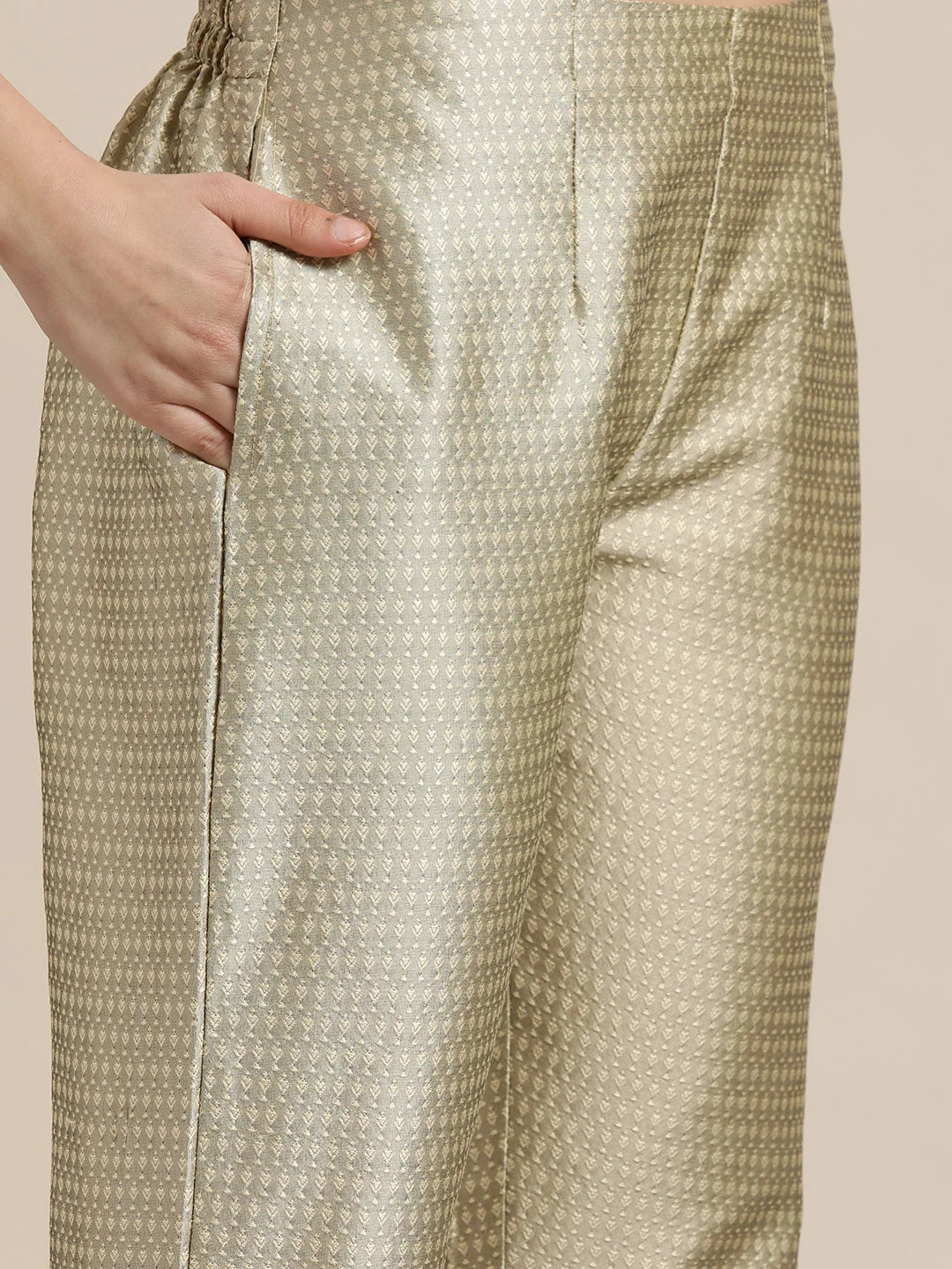 Yellow Women's Kurta Set with Floral Dupatta | Cotton Kurta Sets