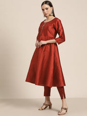 Women Green Regular Kurta with Trousers & With Dupatta ( JOKS D20M 1391Green )-JOKS-D20M