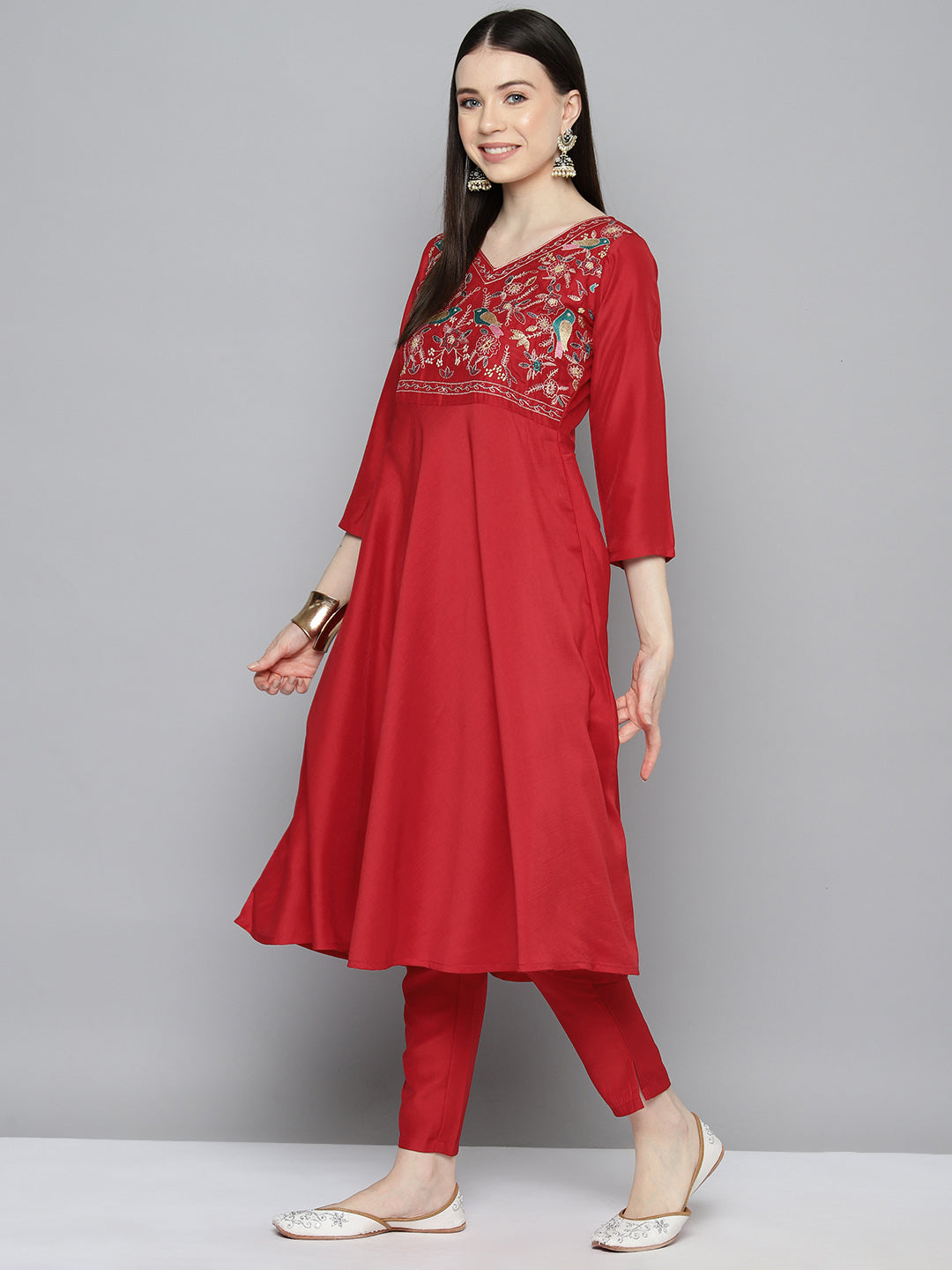 Shop Cotton Kurta Set With Dupatta - Women's Indian Kurta Sets
