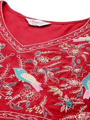 Women Yellow & Pink Ethnic Motifs Printed Pure Cotton Kurta With Trousers & Dupatta