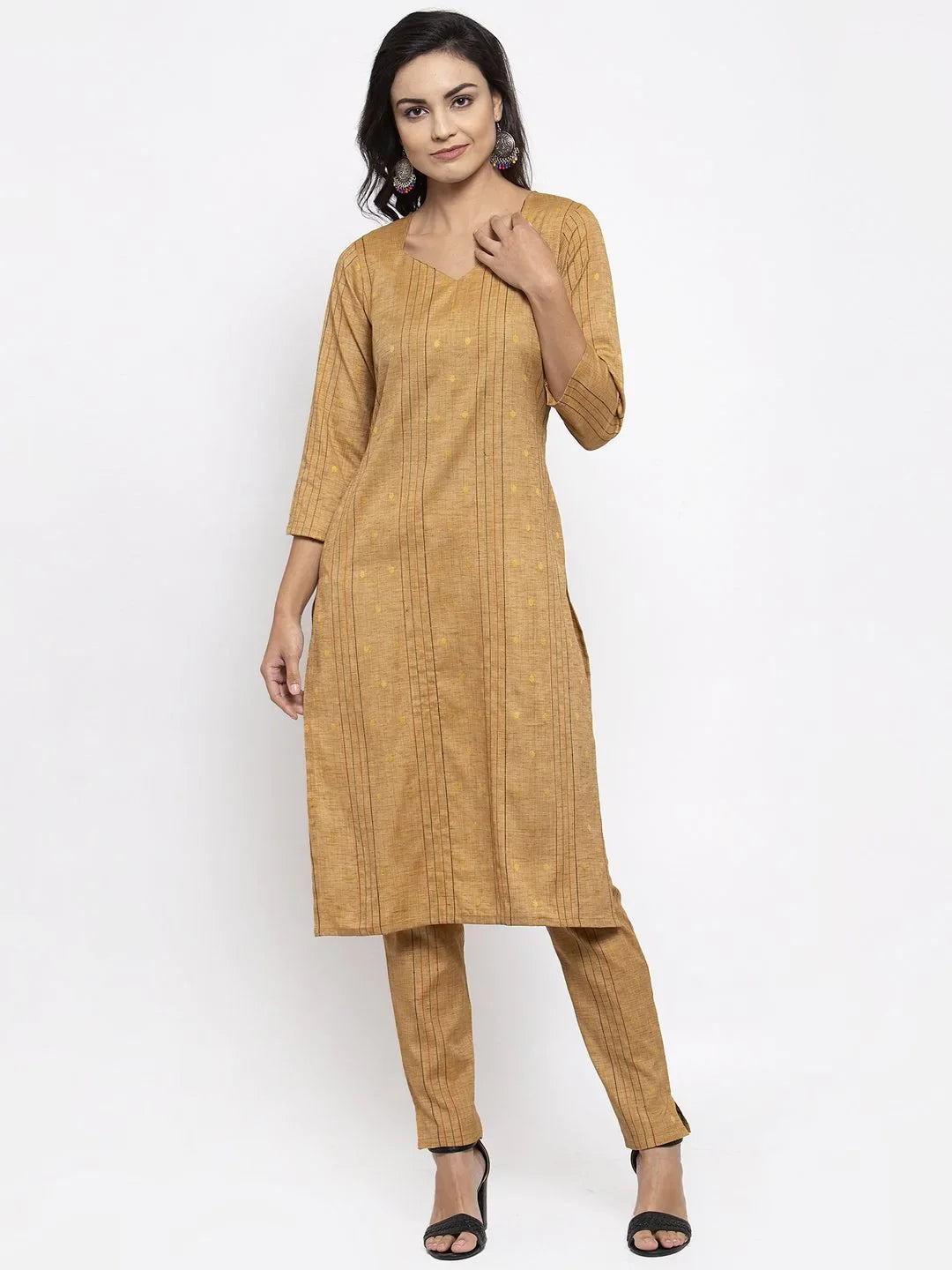 Blue & Green Kurta Set with Dupatta | Women's Indian Kurta Sets