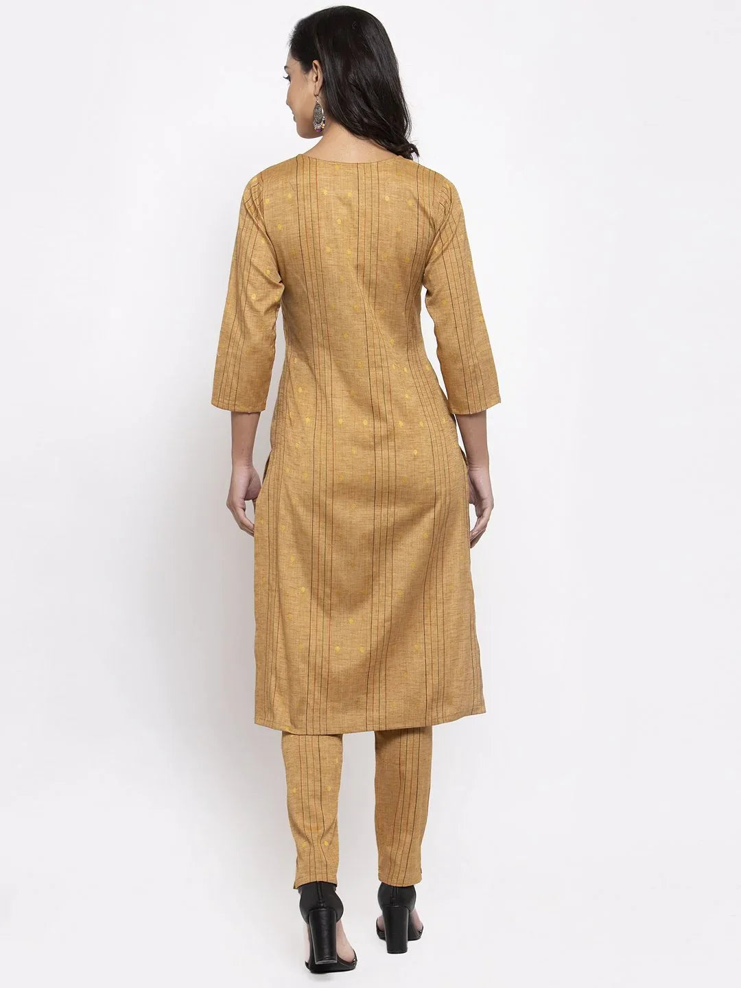 Embroidered Kurta Set - Mirror Work Anarkali Kurta for Women