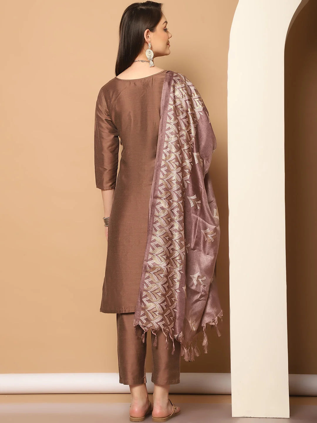 Green Printed Cotton Stylish Kurta Set with Dupatta |Women Kurta Sets