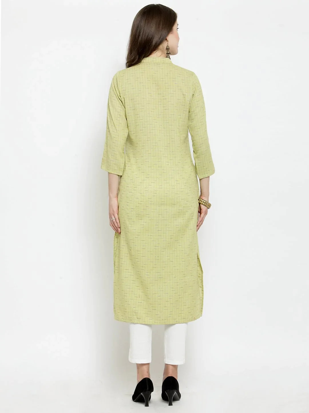 Green Cotton Indian Kurta for Women | Stylish & Comfortable