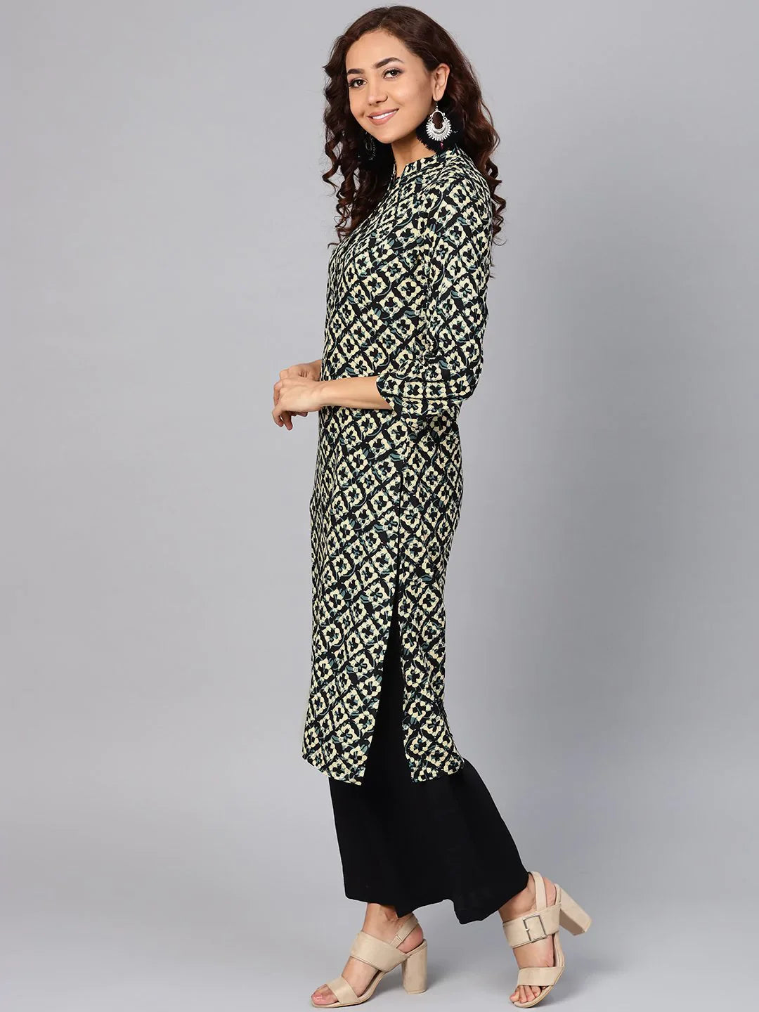 Printed Straight Kurta - Stylish Indian Kurtis for Women