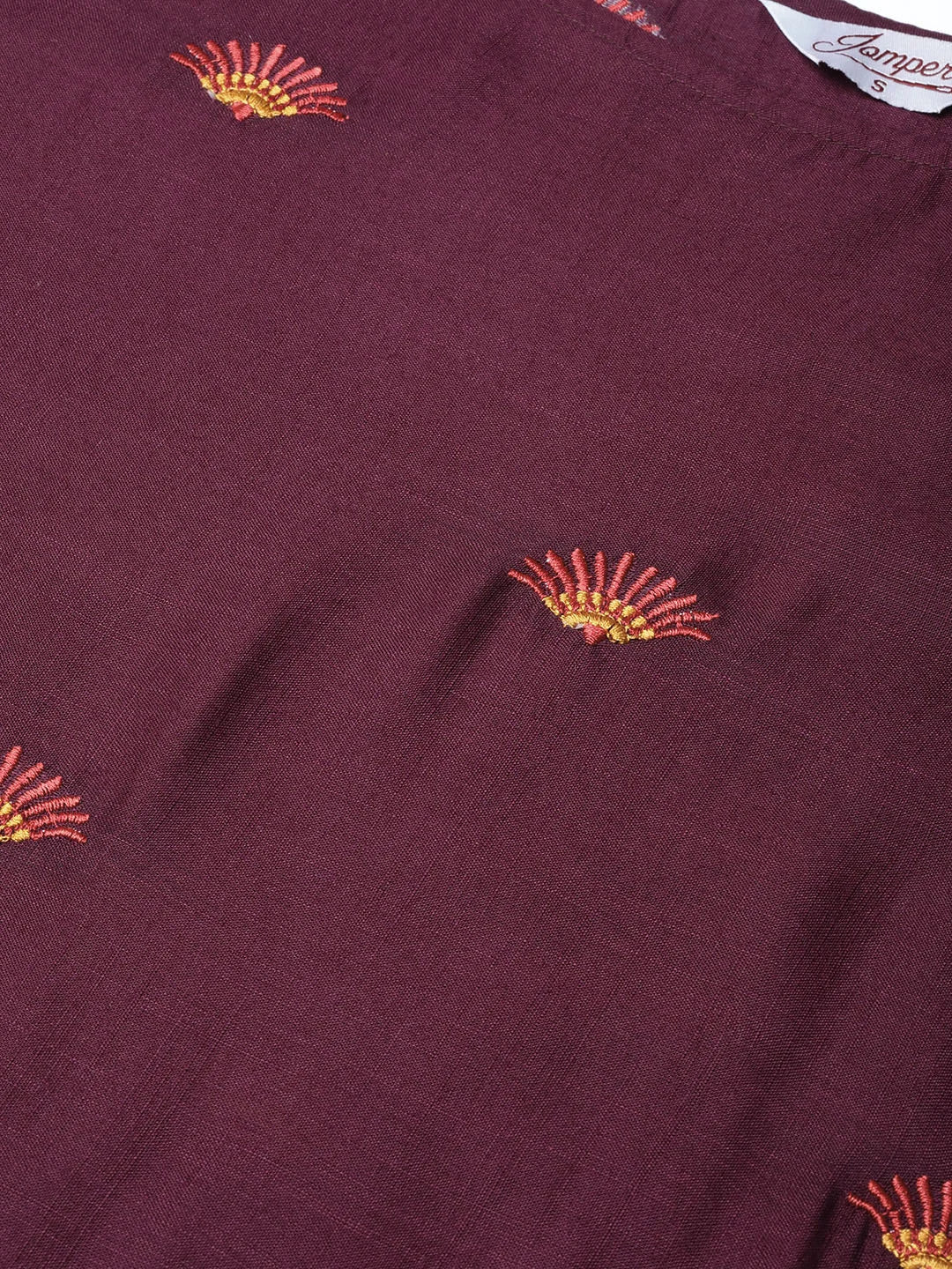 Purple Yoke Design Indian Kurta for Women | Rayon Kurtas