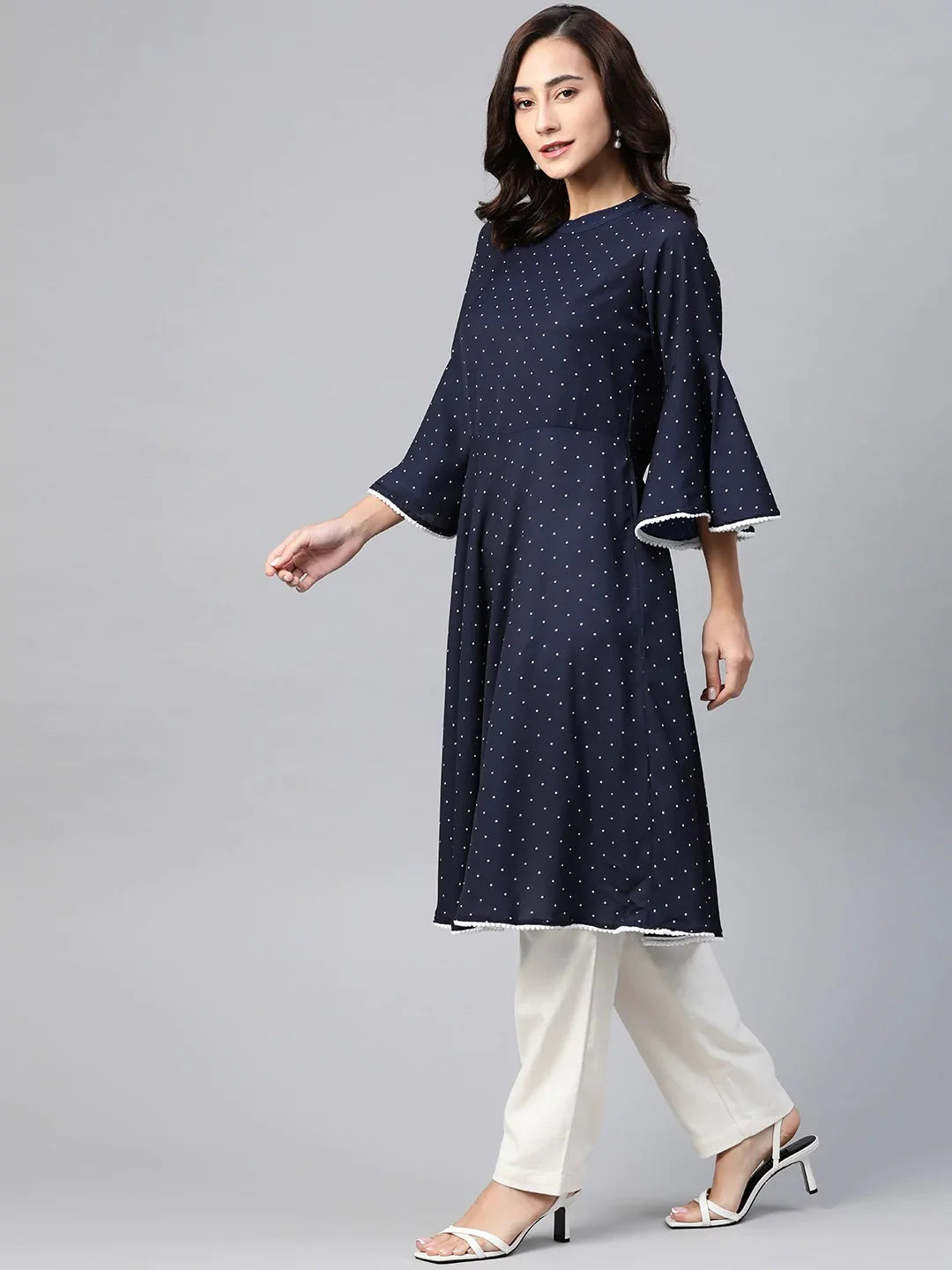 DesiQlo Women Kurta & Kurtis - Blue - JOK_1382_Navy_S