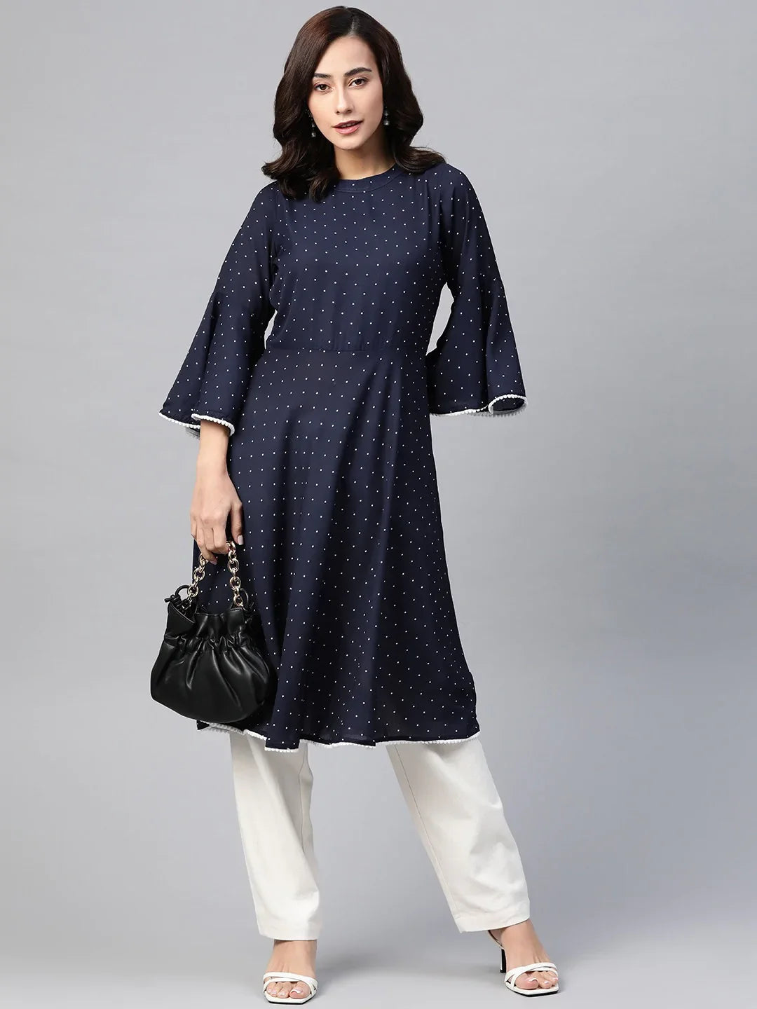 DesiQlo Women Kurta & Kurtis - Blue - JOK_1382_Navy_S