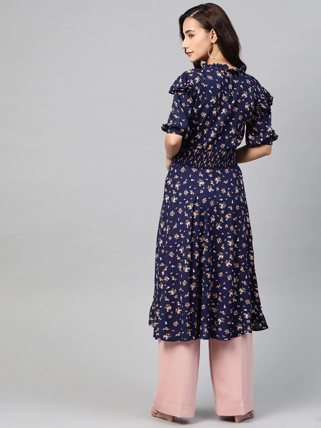 DesiQlo Women Kurta & Kurtis - Blue - JOK_1386_Blue_S