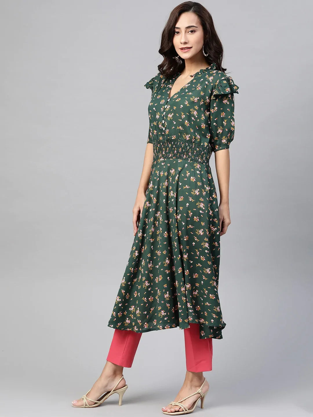 DesiQlo Women Kurta & Kurtis - Green - JOK_1386_Green_S