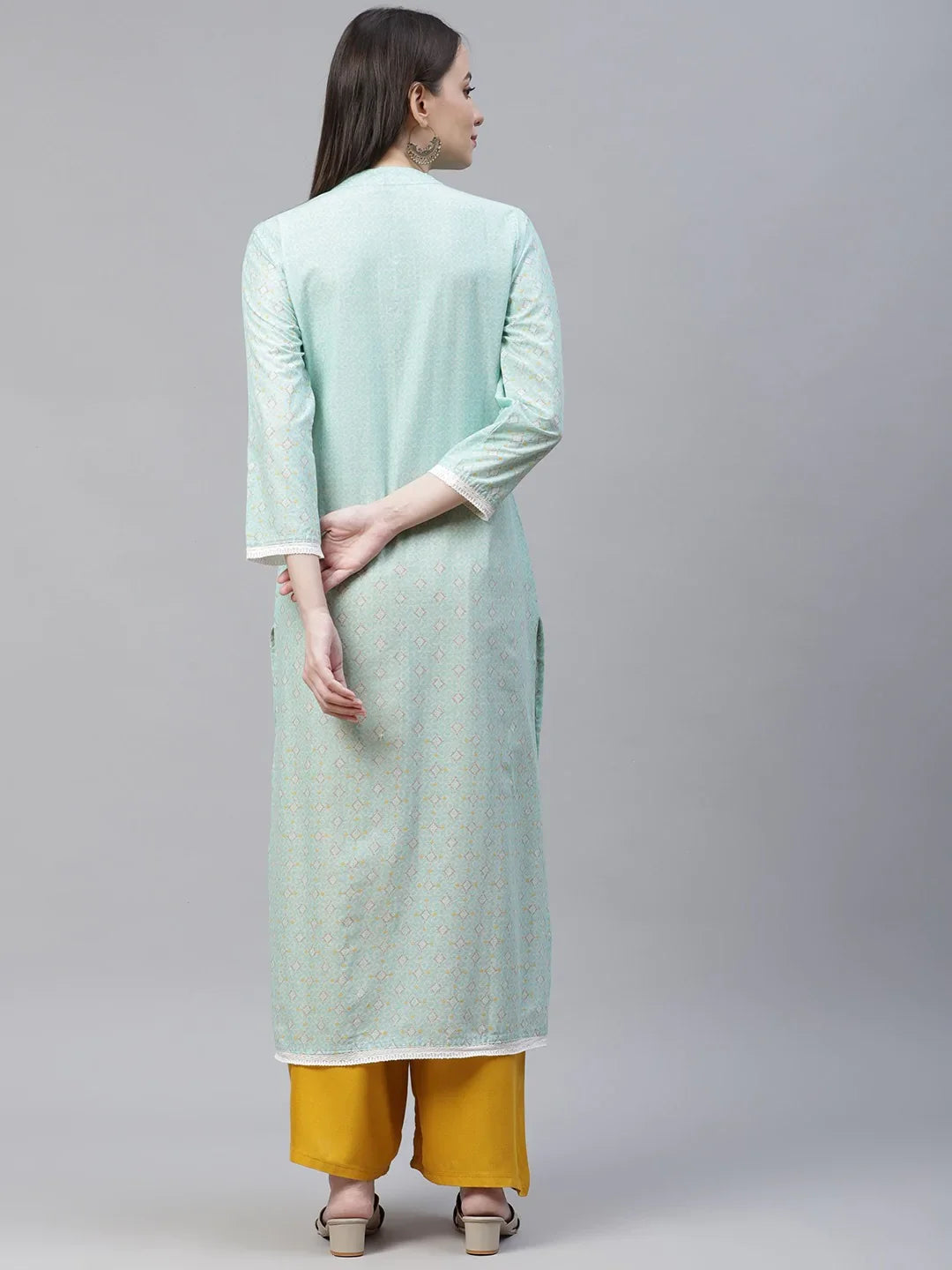 DesiQlo Women Kurta & Kurtis - Blue - JOK_1389_Blue_S