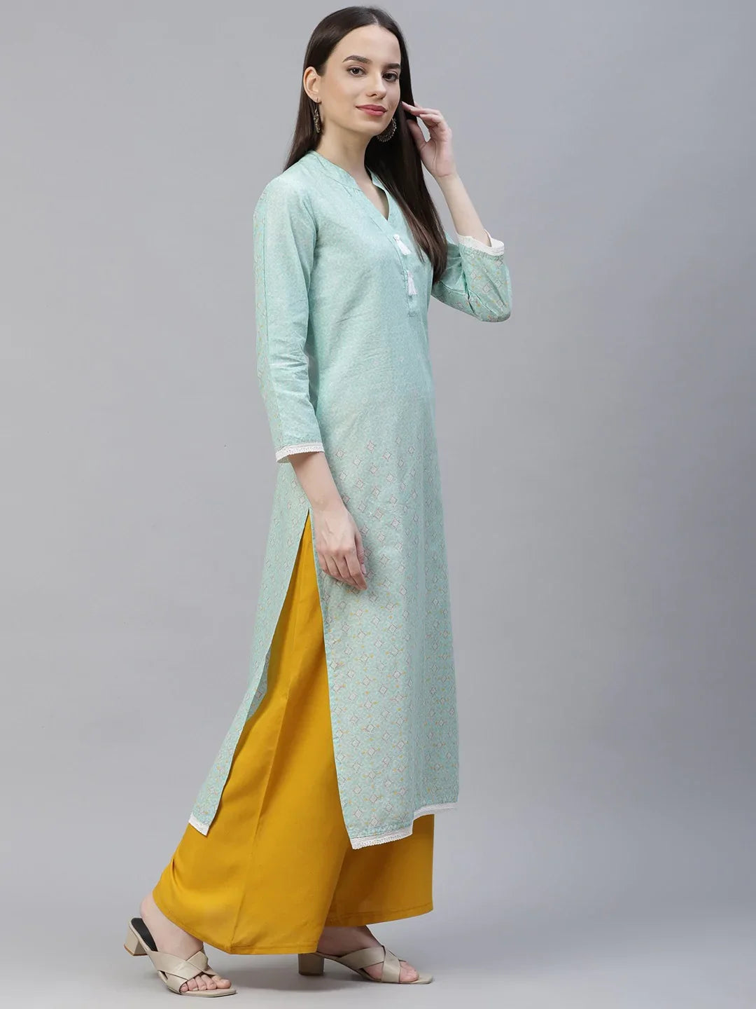DesiQlo Women Kurta & Kurtis - Blue - JOK_1389_Blue_S