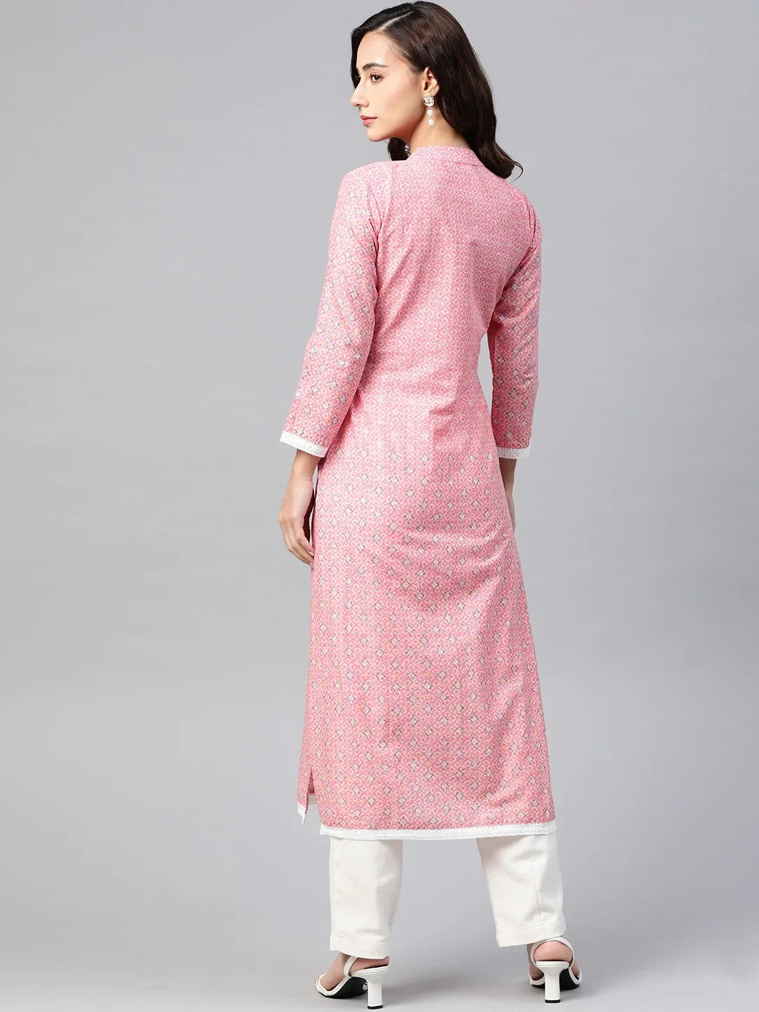 DesiQlo Women Kurta & Kurtis - Orange - JOK_1389_Peach_S