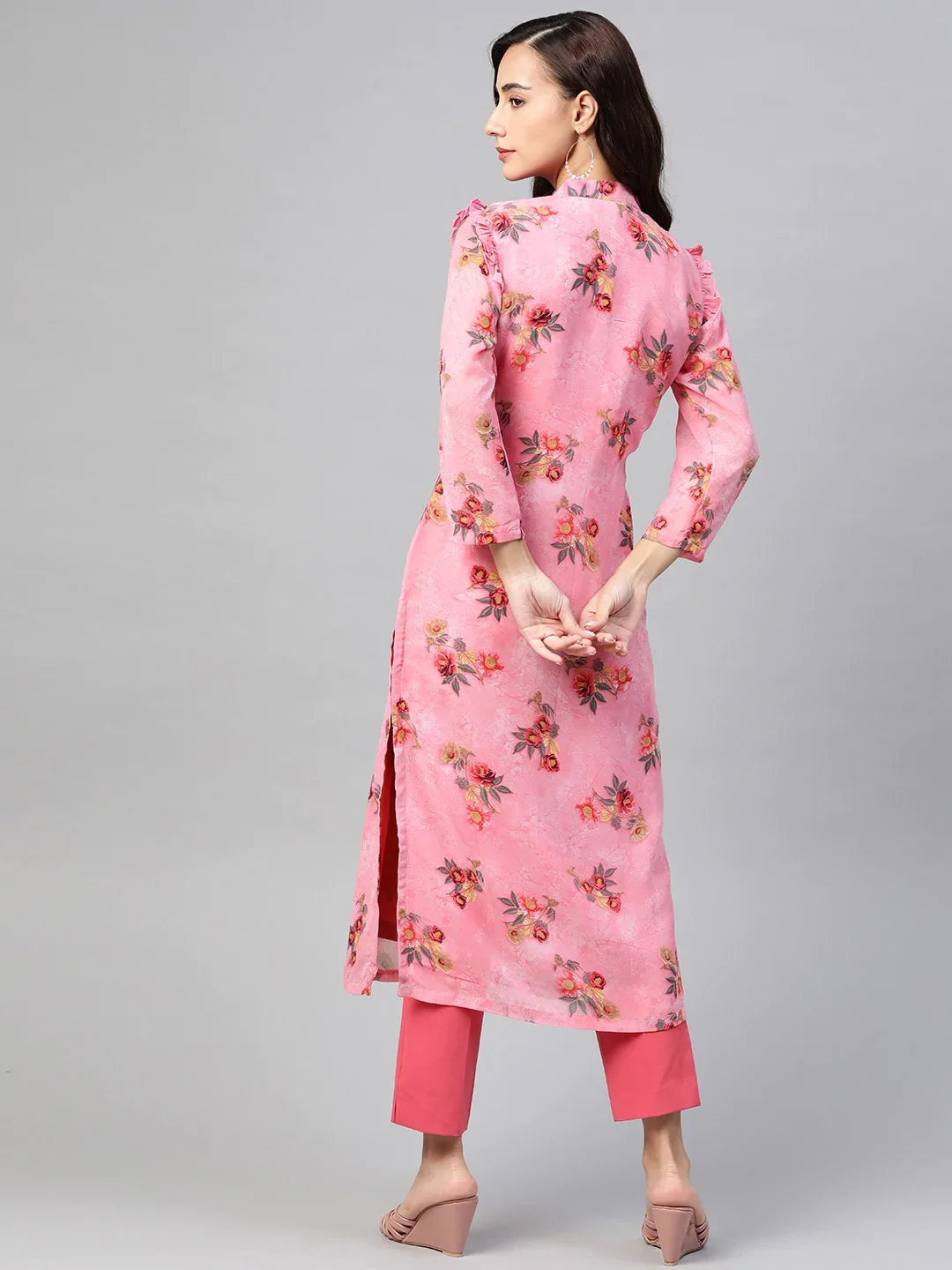 DesiQlo Women Kurta & Kurtis - Pink - JOK_1390_Pink_S