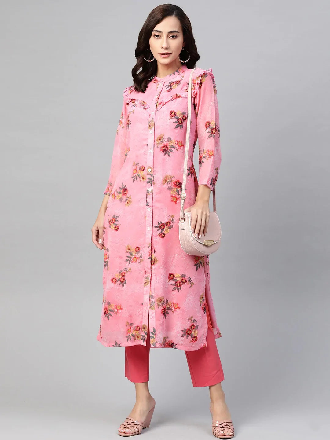 DesiQlo Women Kurta & Kurtis - Pink - JOK_1390_Pink_S