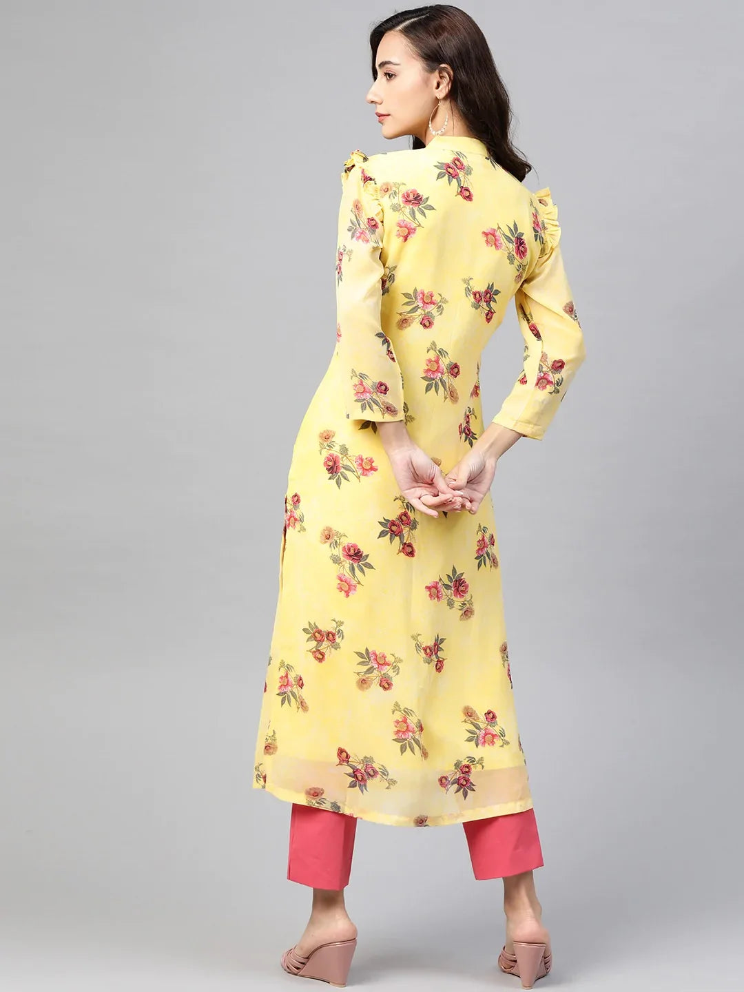 DesiQlo Women Kurta & Kurtis - Yellow - JOK_1390_Yellow_S