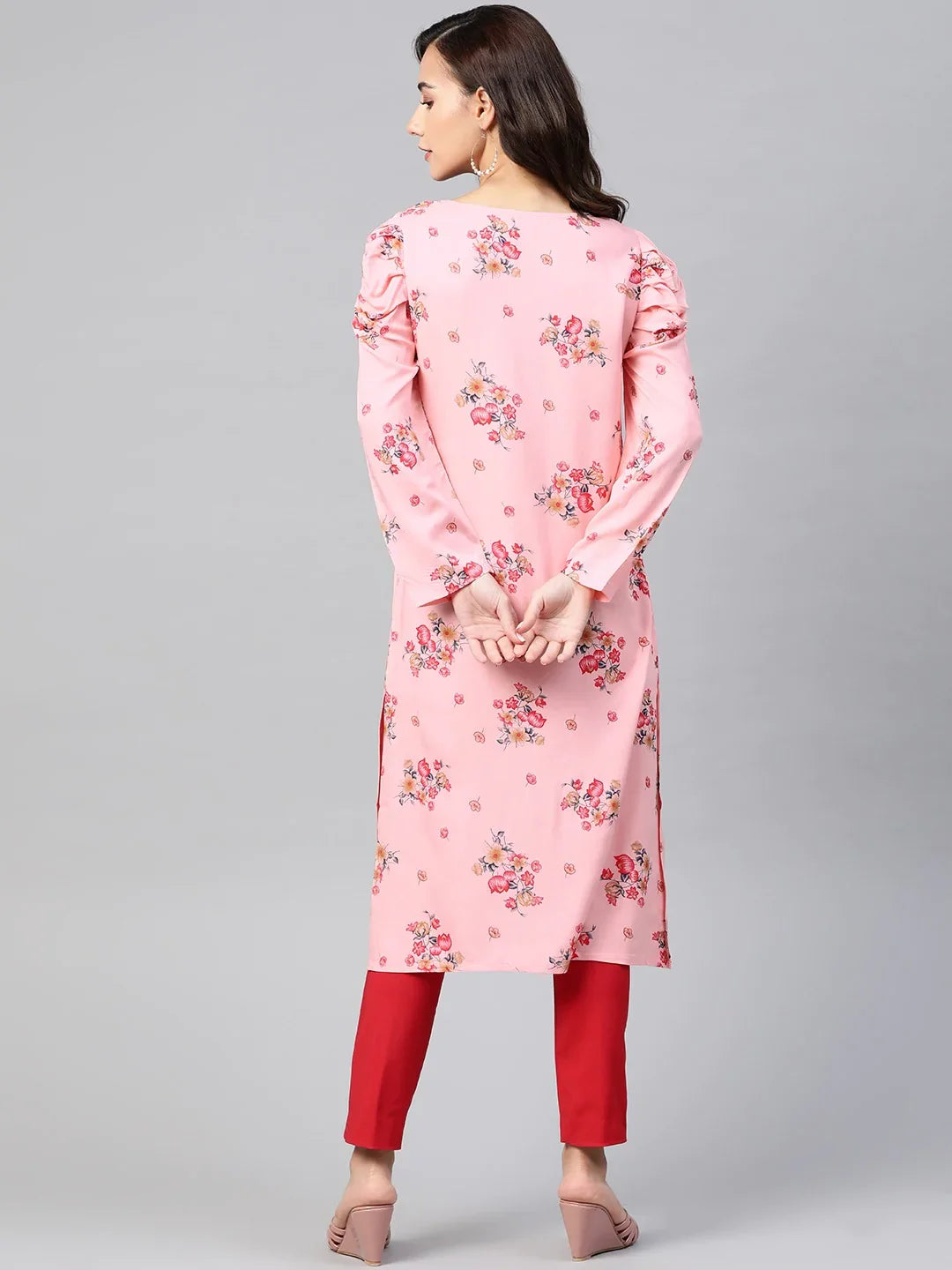 DesiQlo Women Kurta & Kurtis - Pink - JOK_1392_Pink_S