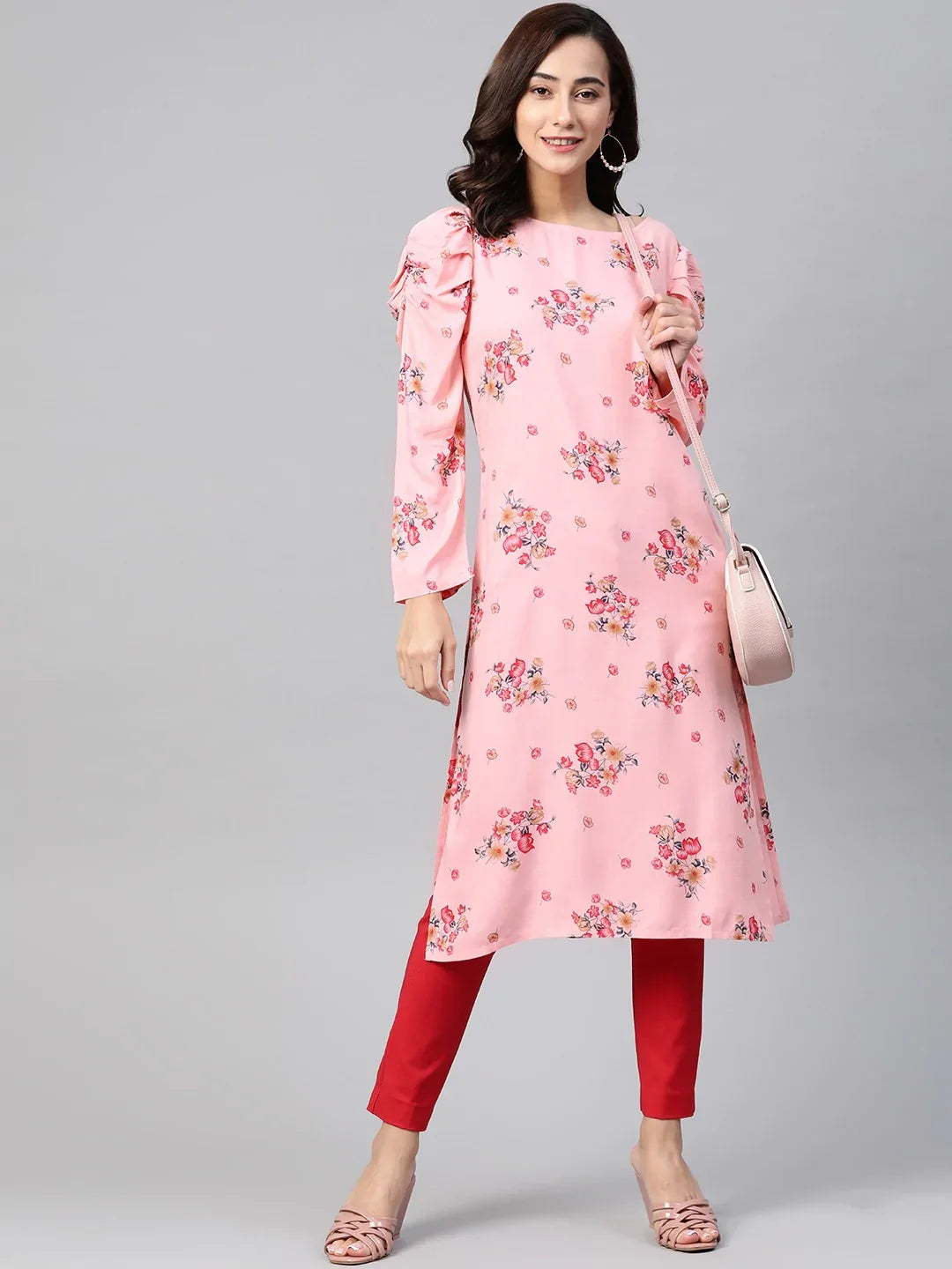 DesiQlo Women Kurta & Kurtis - Pink - JOK_1392_Pink_S