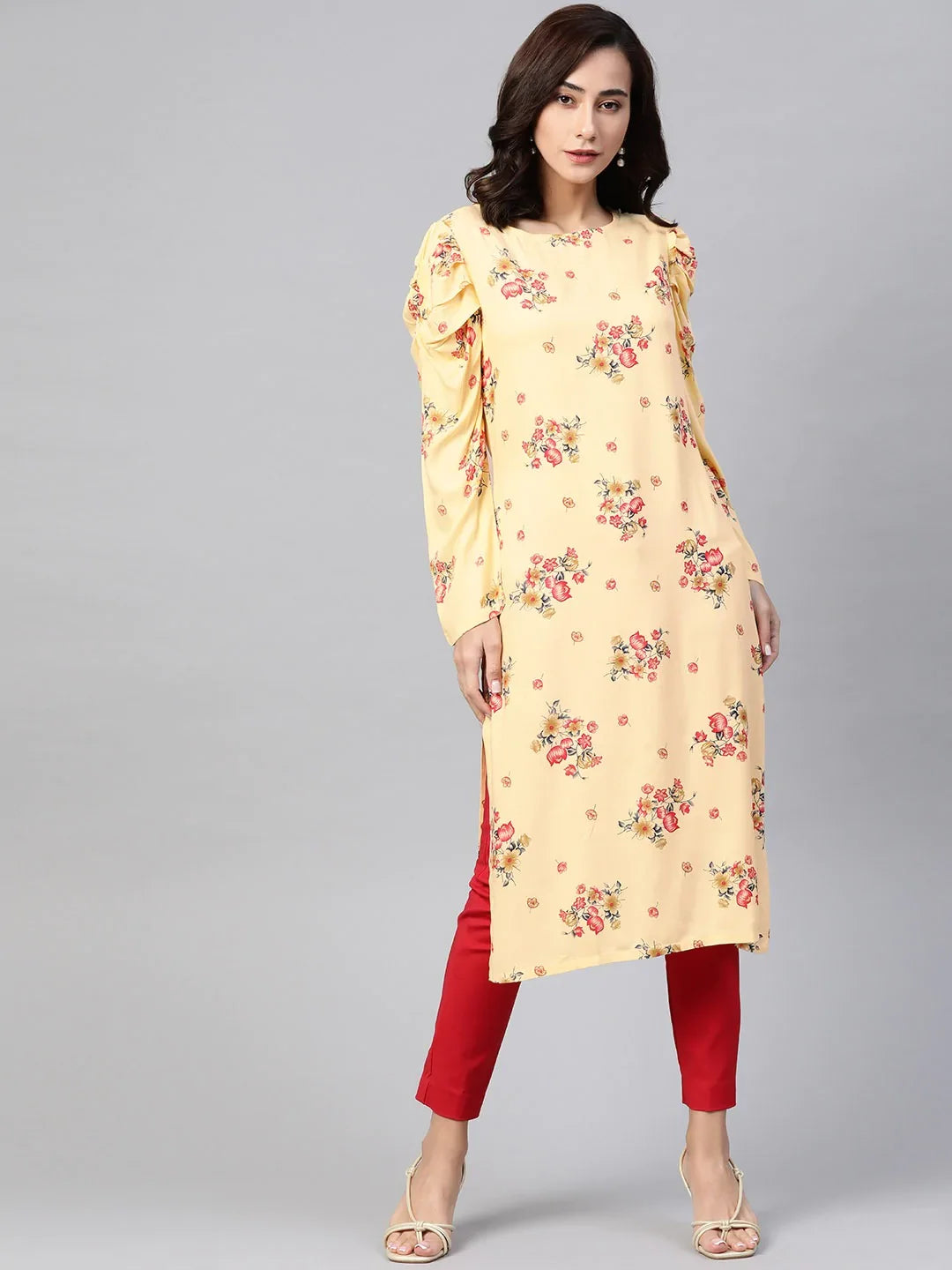 DesiQlo Women Kurta & Kurtis - Yellow - JOK_1392_Yellow_S