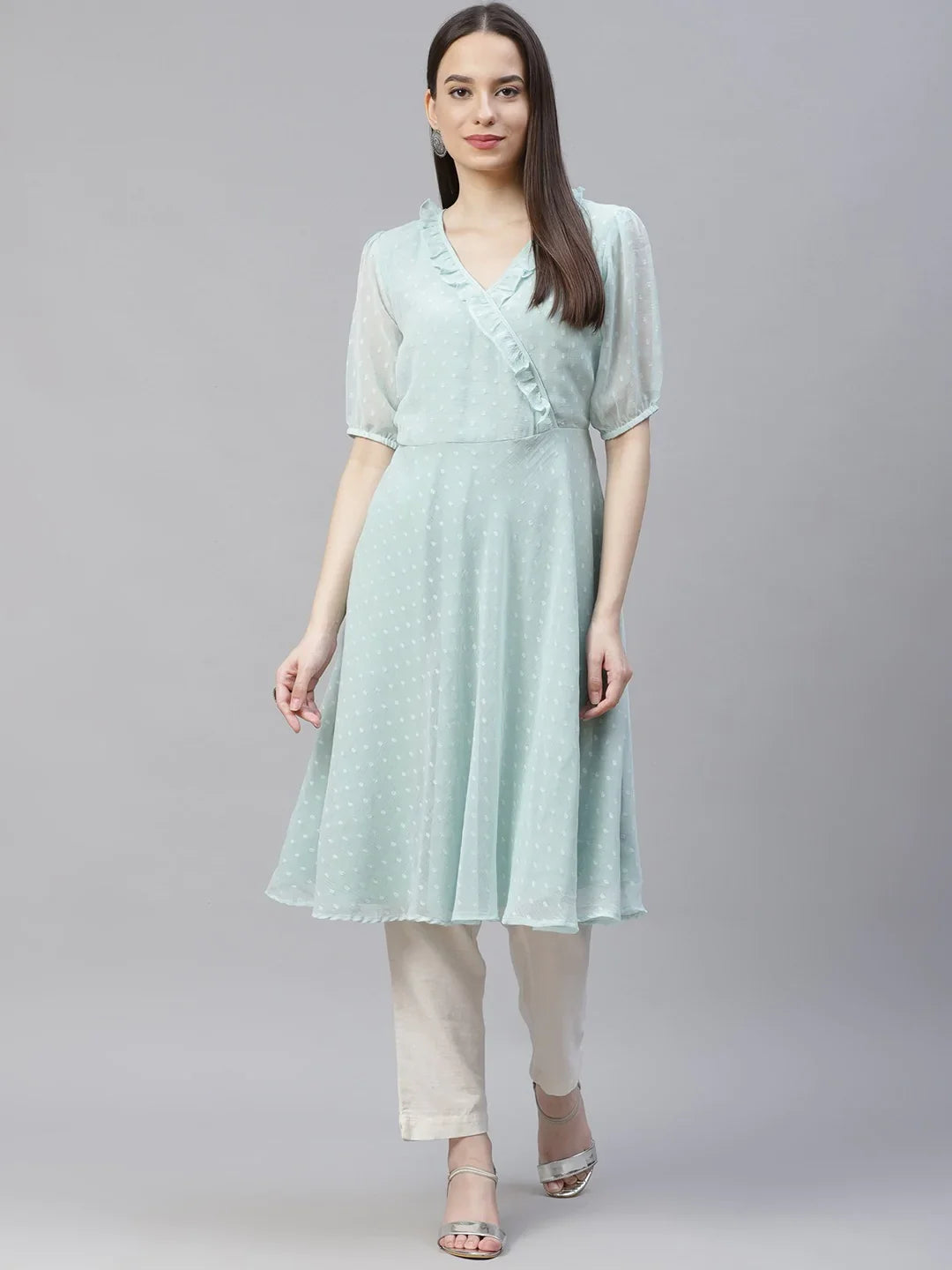 DesiQlo Women Kurta & Kurtis - Blue - JOK_1403_Blue_S