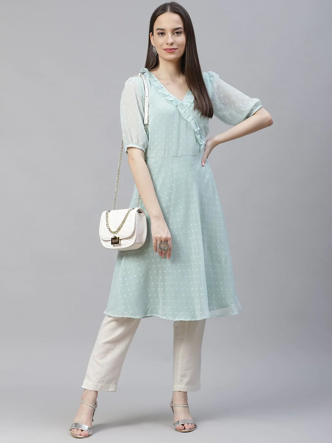DesiQlo Women Kurta & Kurtis - Blue - JOK_1403_Blue_S