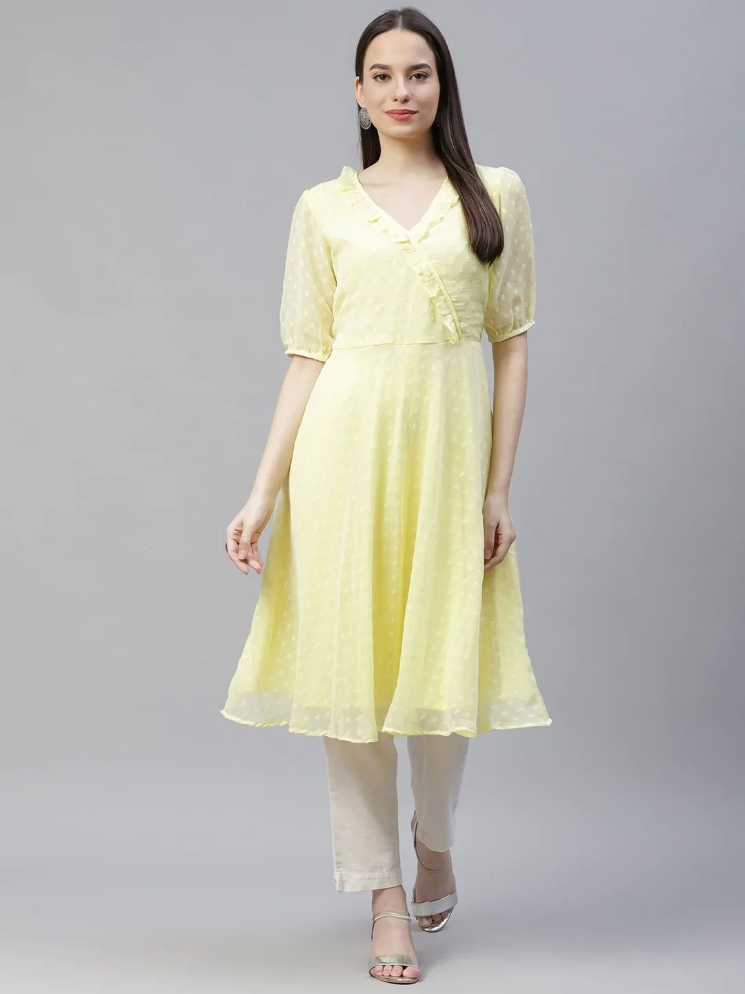DesiQlo Women Kurta & Kurtis - Yellow - JOK_1403_Yellow_S