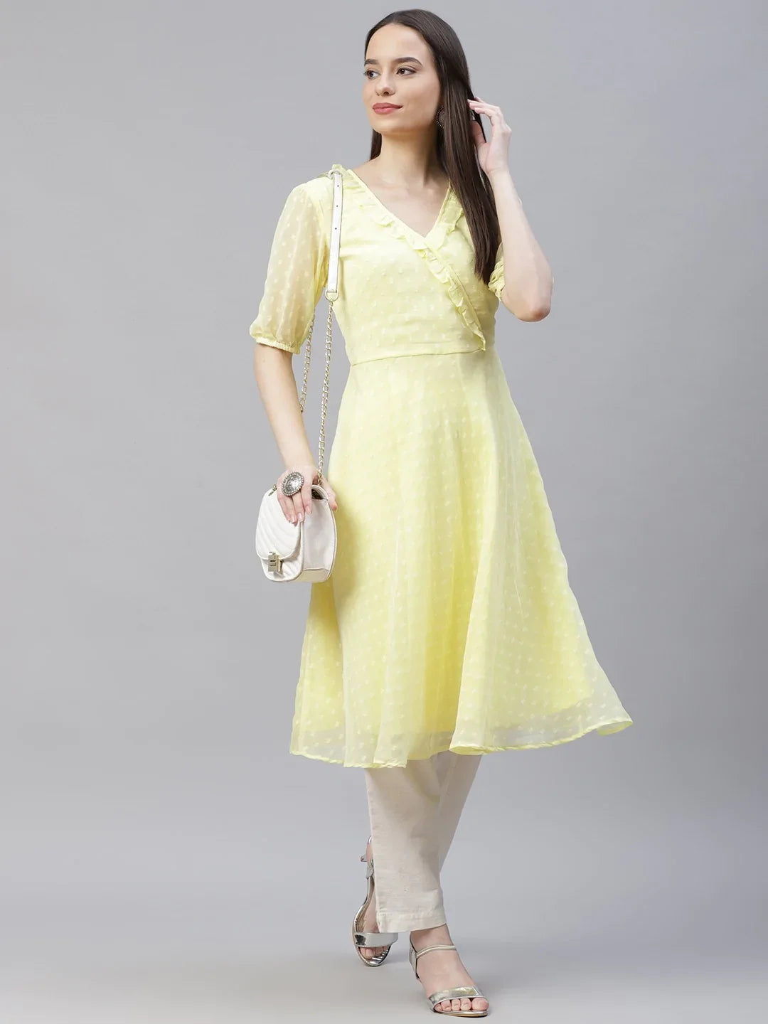 DesiQlo Women Kurta & Kurtis - Yellow - JOK_1403_Yellow_S