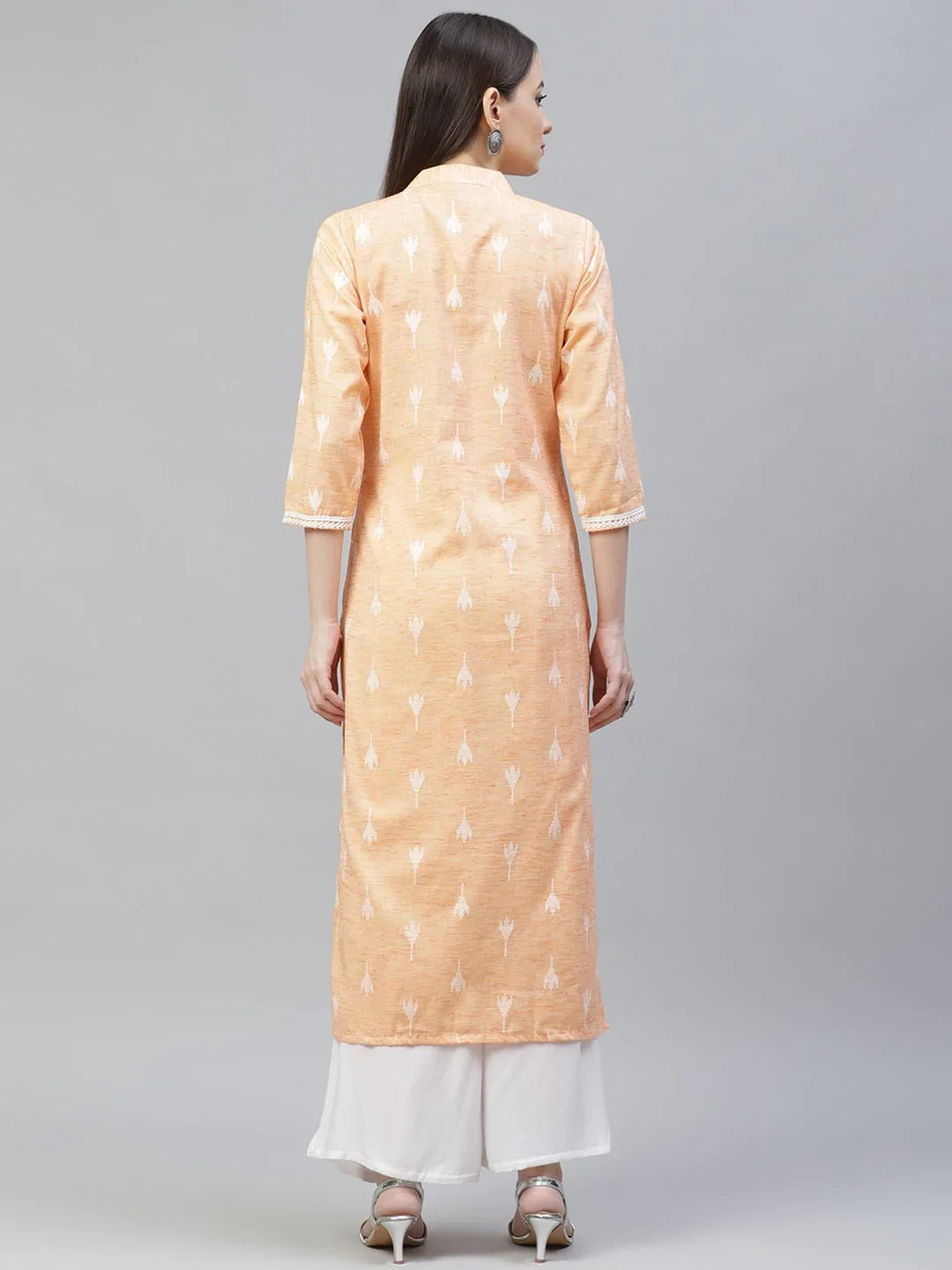 DesiQlo Women Kurta & Kurtis - Orange - JOK_1404_Orange_S