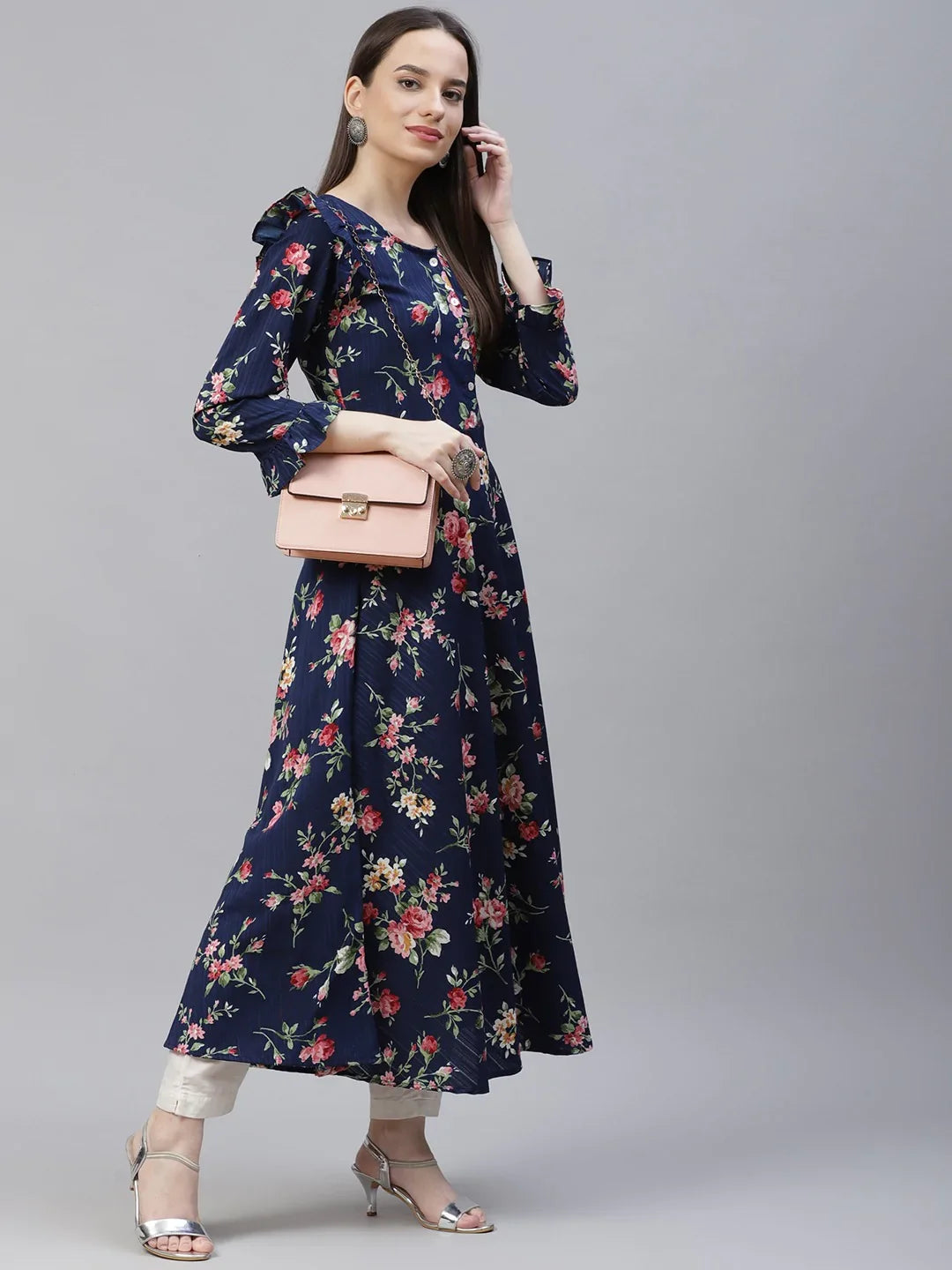 DesiQlo Women Kurta & Kurtis - Blue - JOK_1405_Blue_S