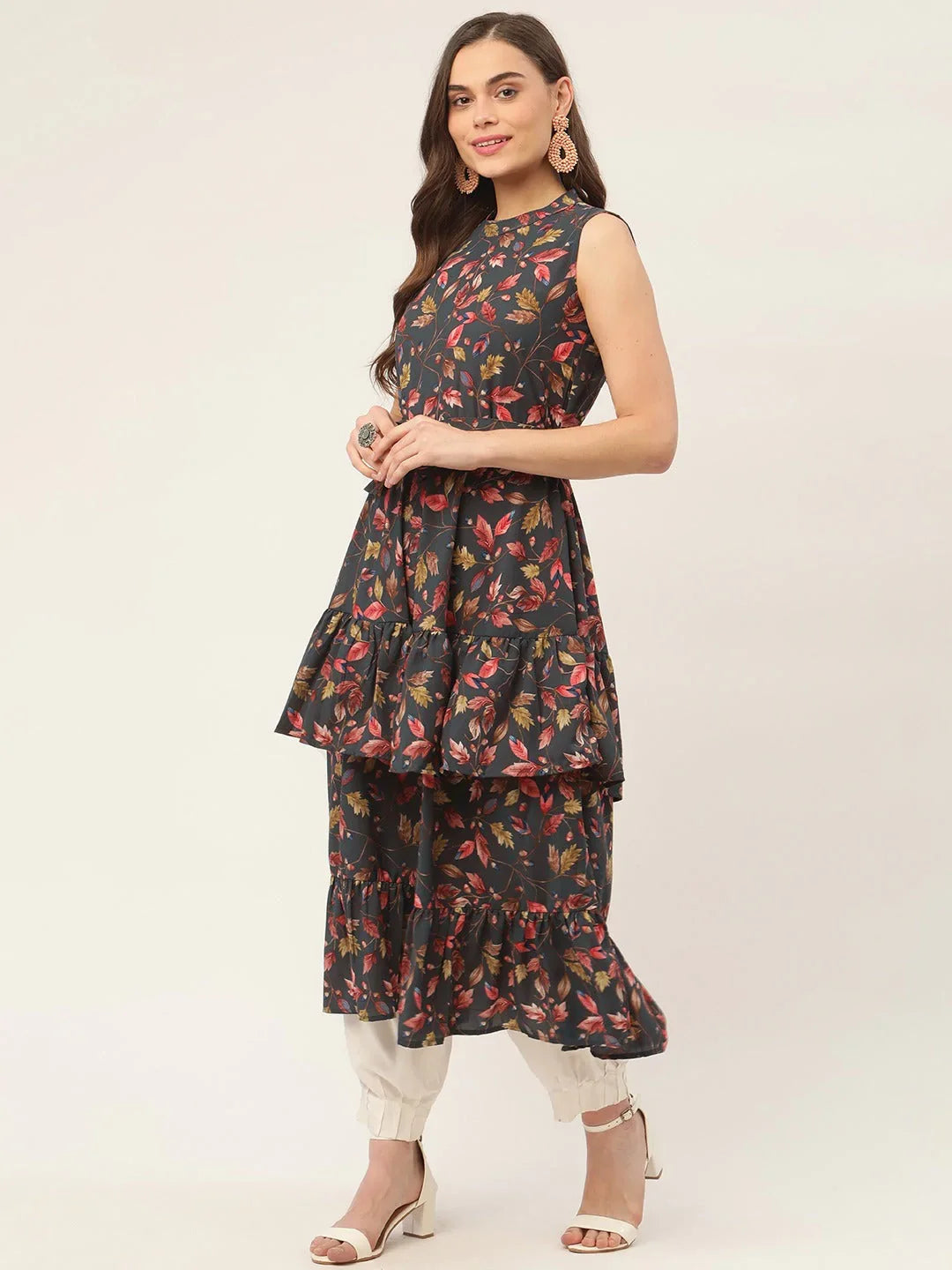 DesiQlo Women Kurta & Kurtis - Grey - JOK_1417_Grey_S
