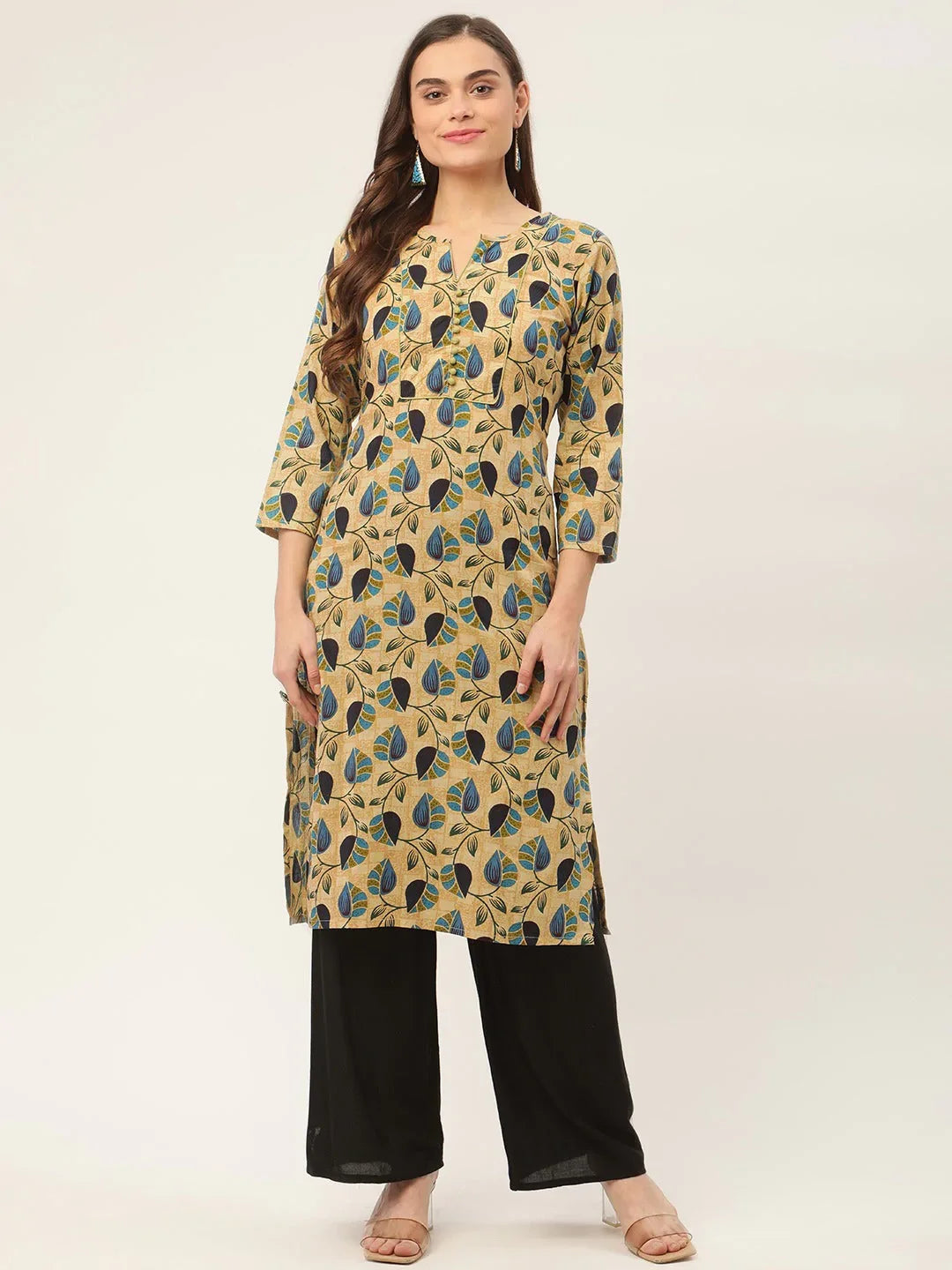 DesiQlo Women Kurta & Kurtis - Blue - JOK_1418_Navy_S