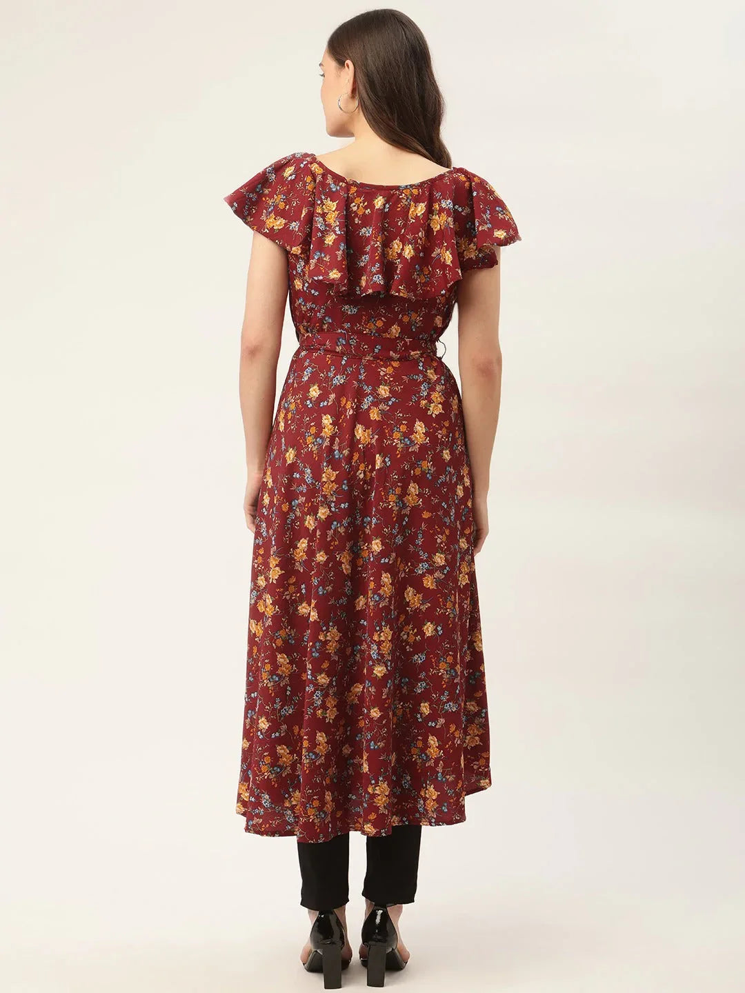 DesiQlo Women Kurta & Kurtis - Maroon - JOK_1420_Maroon_S