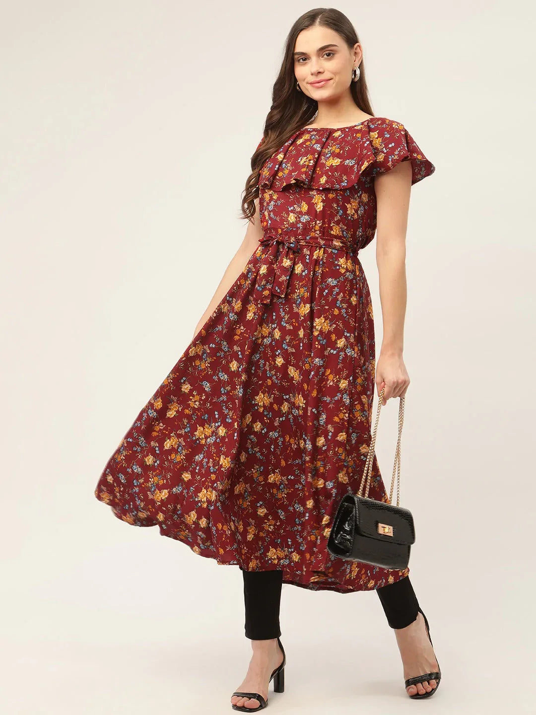 DesiQlo Women Kurta & Kurtis - Maroon - JOK_1420_Maroon_S