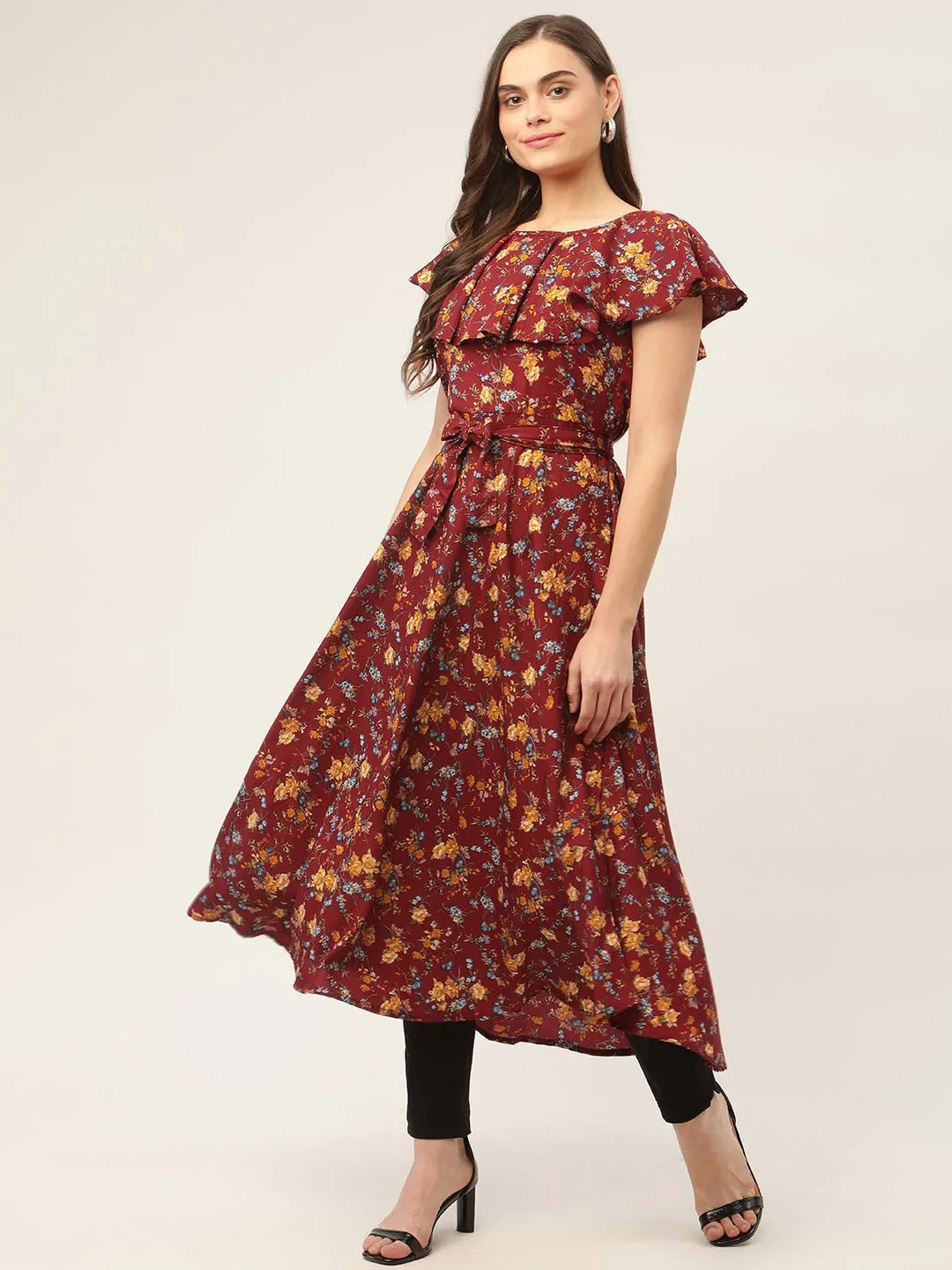 DesiQlo Women Kurta & Kurtis - Maroon - JOK_1420_Maroon_S