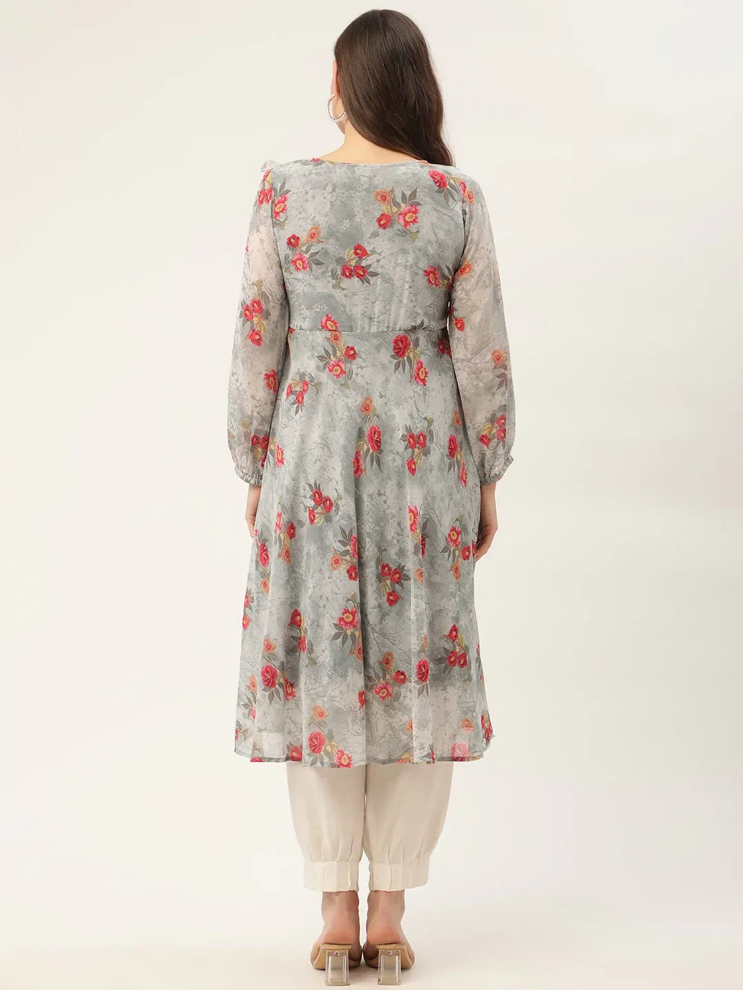 DesiQlo Women Kurta & Kurtis - Grey - JOK_1421_Grey_S