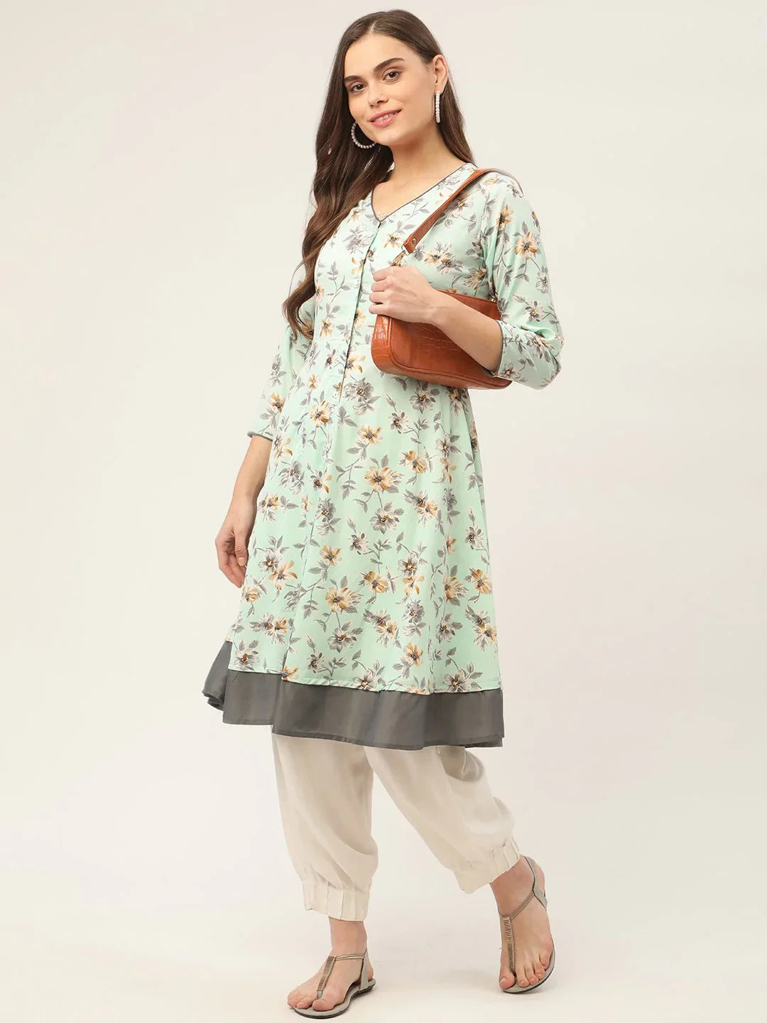 DesiQlo Women Kurta & Kurtis - Blue - JOK_1424_Sky_S