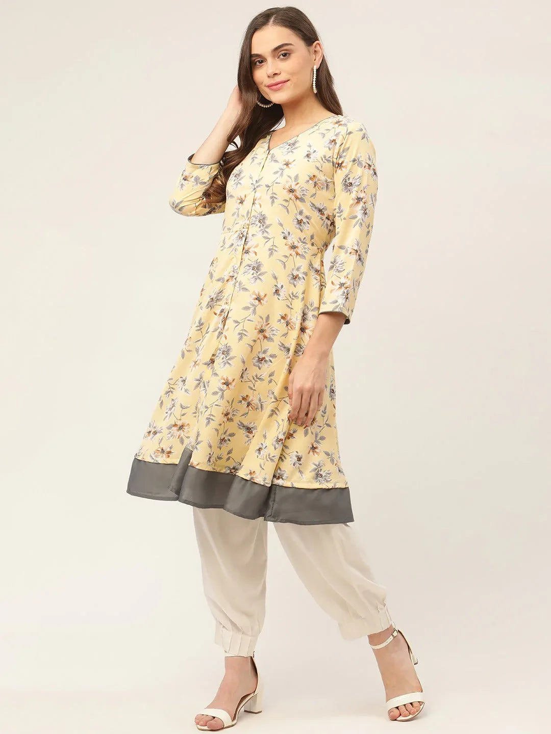 DesiQlo Women Kurta & Kurtis - Yellow - JOK_1424_Yellow_S