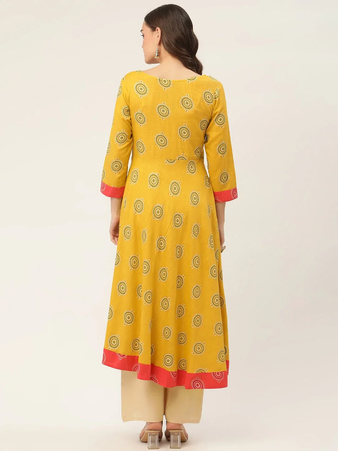 DesiQlo Women Kurta & Kurtis - Yellow - JOK_1425_Yellow_S