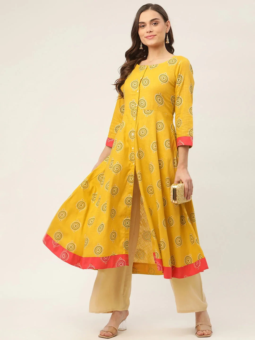 DesiQlo Women Kurta & Kurtis - Yellow - JOK_1425_Yellow_S