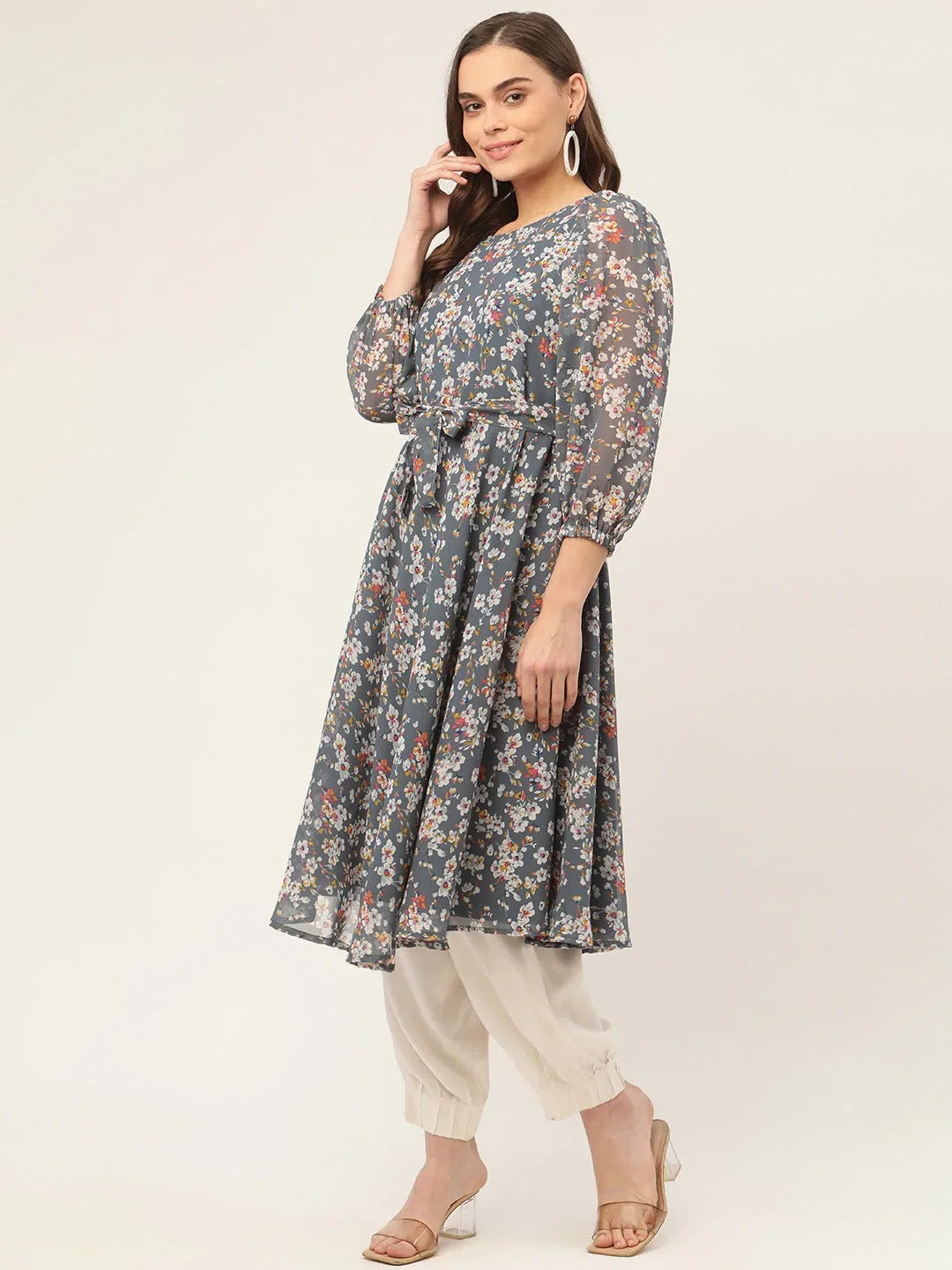 DesiQlo Women Kurta & Kurtis - Grey - JOK_1428_Grey_S