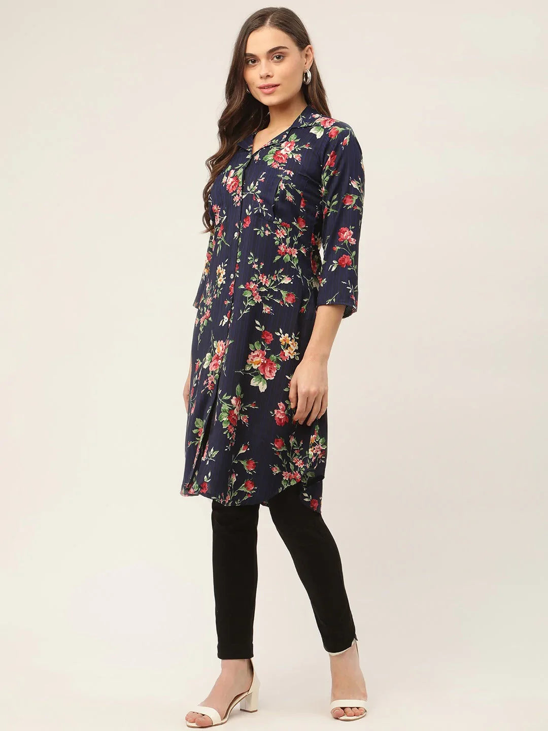 DesiQlo Women Kurta & Kurtis - Blue - JOK_1432_Blue_S