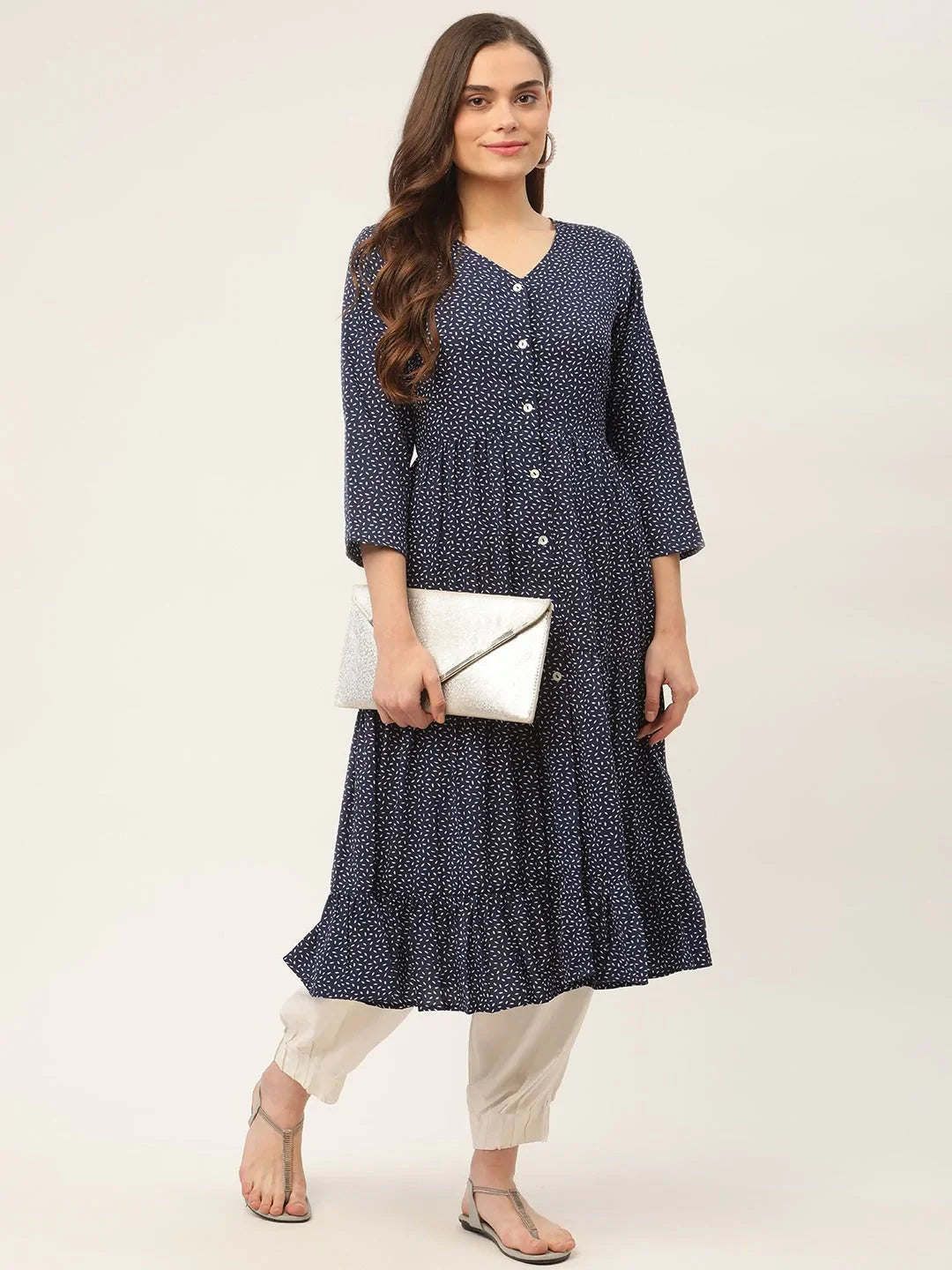 DesiQlo Women Kurta & Kurtis - Multicolor - JOK_1433_Royal_S