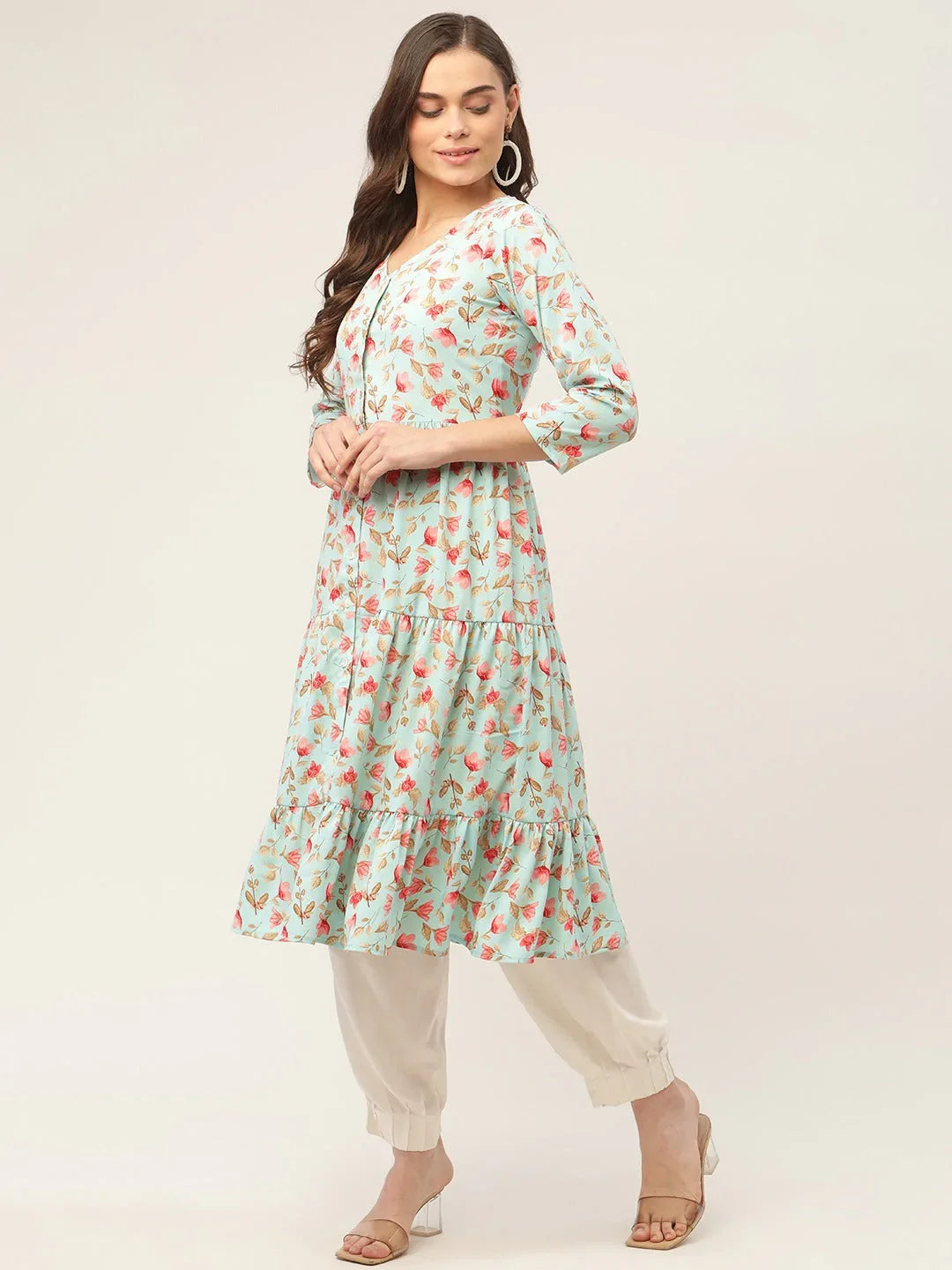 DesiQlo Women Kurta & Kurtis - Blue - JOK_1433_Sky_S