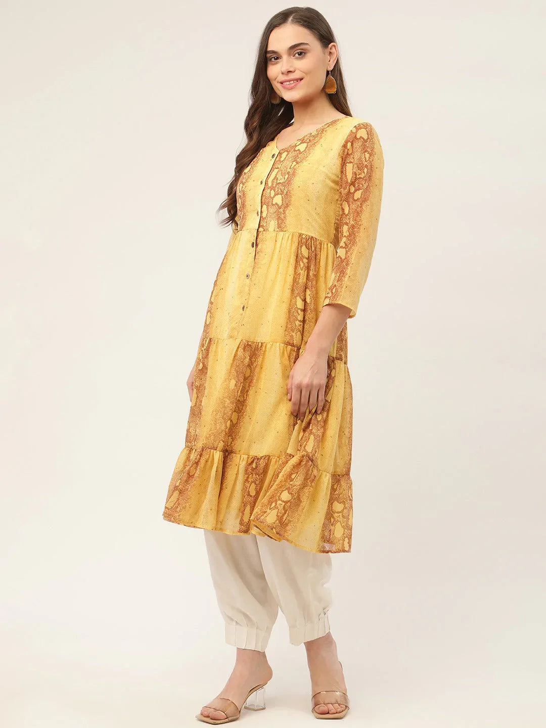 DesiQlo Women Kurta & Kurtis - Yellow - JOK_1435_Mustard_S