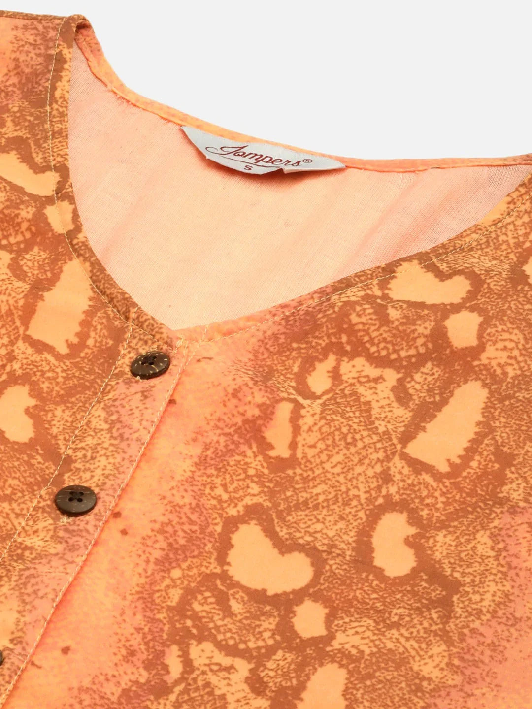DesiQlo Women Kurta & Kurtis - Orange - JOK_1435_Orange_S