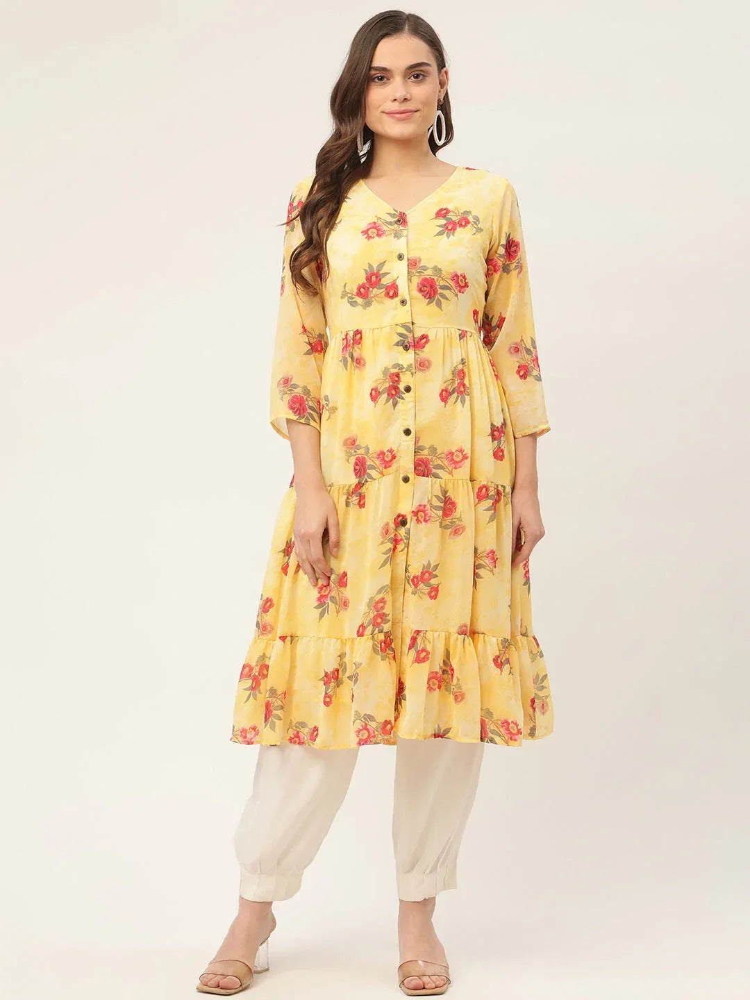 DesiQlo Women Kurta & Kurtis - Yellow - JOK_1435_Yellow_S