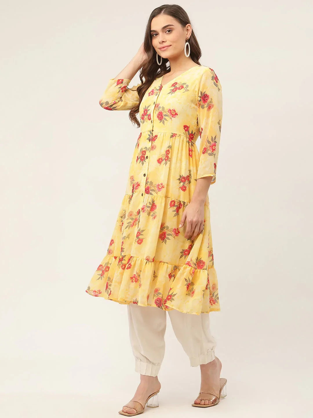 DesiQlo Women Kurta & Kurtis - Yellow - JOK_1435_Yellow_S